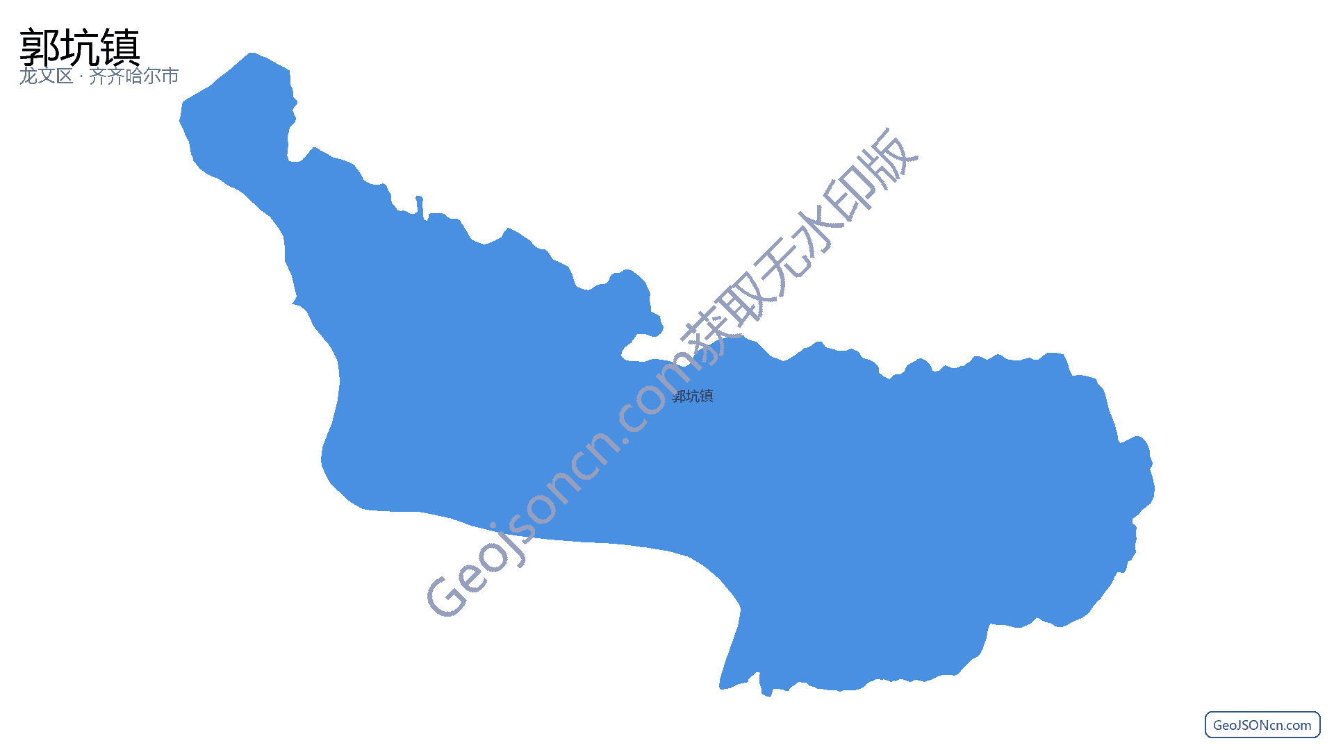 郭坑镇行政区划边界地图(龙文区·漳州市),提供GeoJSON、SHP矢量边界数据下载及高清地图大图(PNG/JPG) - GeoJSONcn.com
