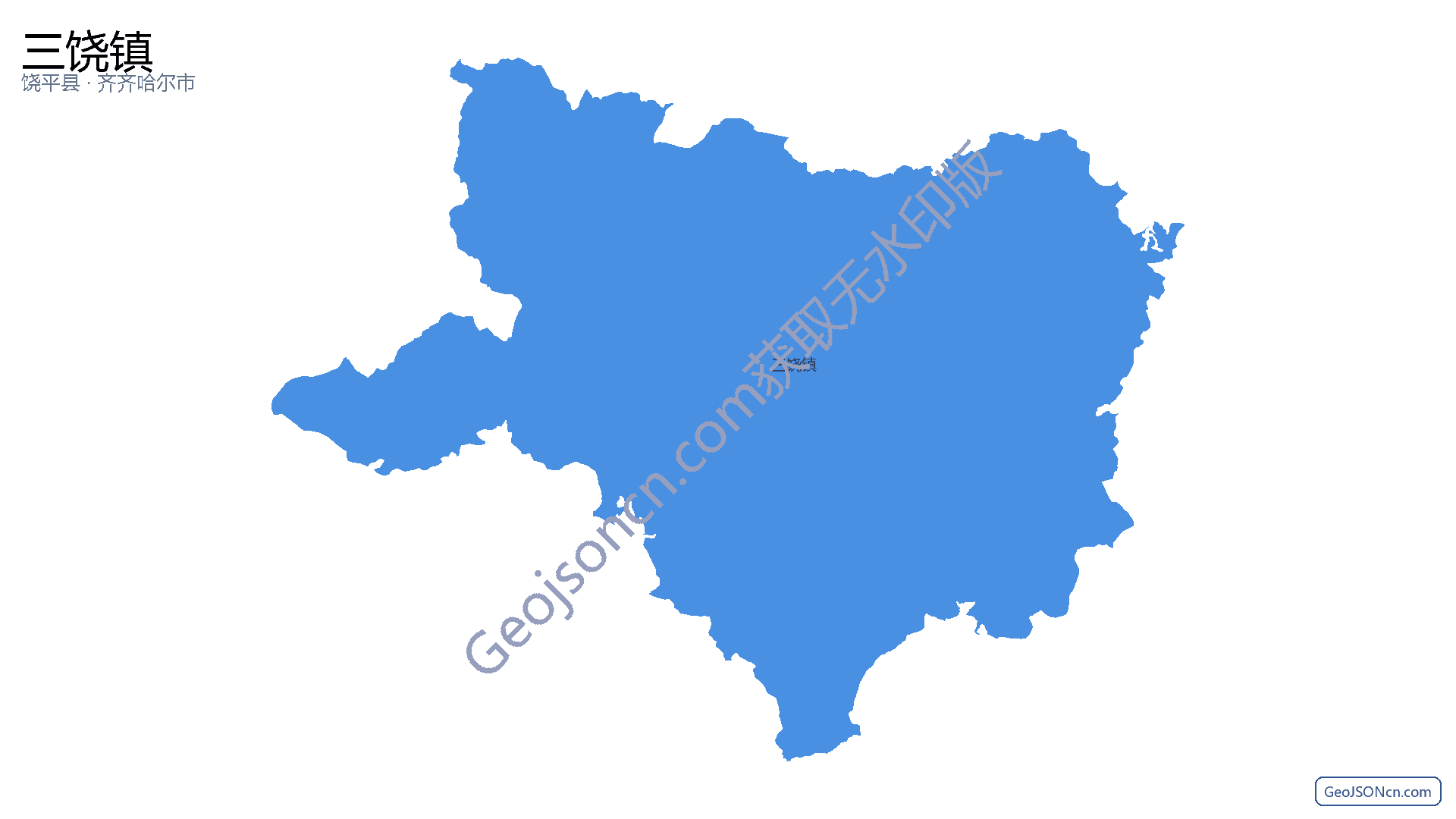 三饶镇行政区划边界地图（饶平县·潮州市）,提供GeoJSON、SHP矢量边界数据下载及高清地图大图(PNG/JPG) - GeoJSONcn.com