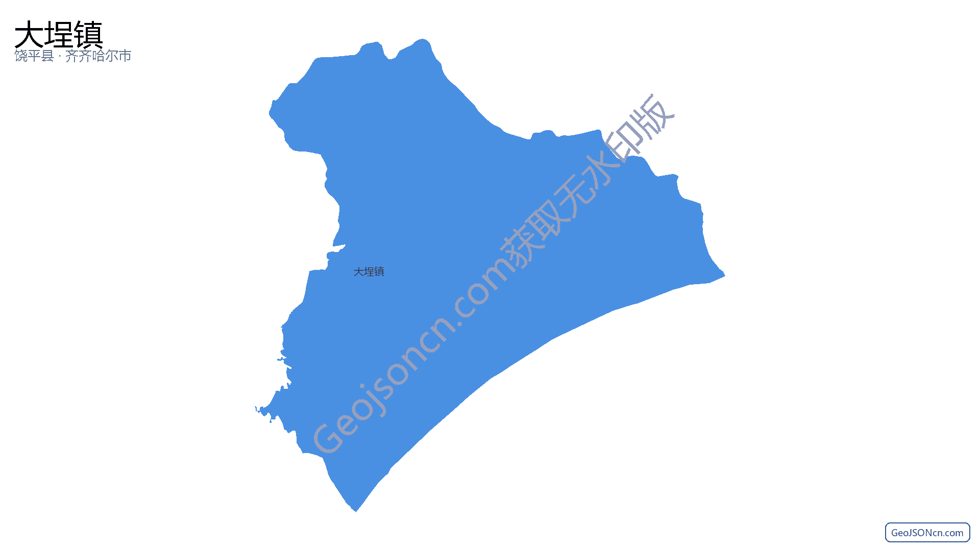 大埕镇行政区划边界地图(饶平县·潮州市),提供GeoJSON、SHP矢量边界数据下载及高清地图大图(PNG/JPG) - GeoJSONcn.com