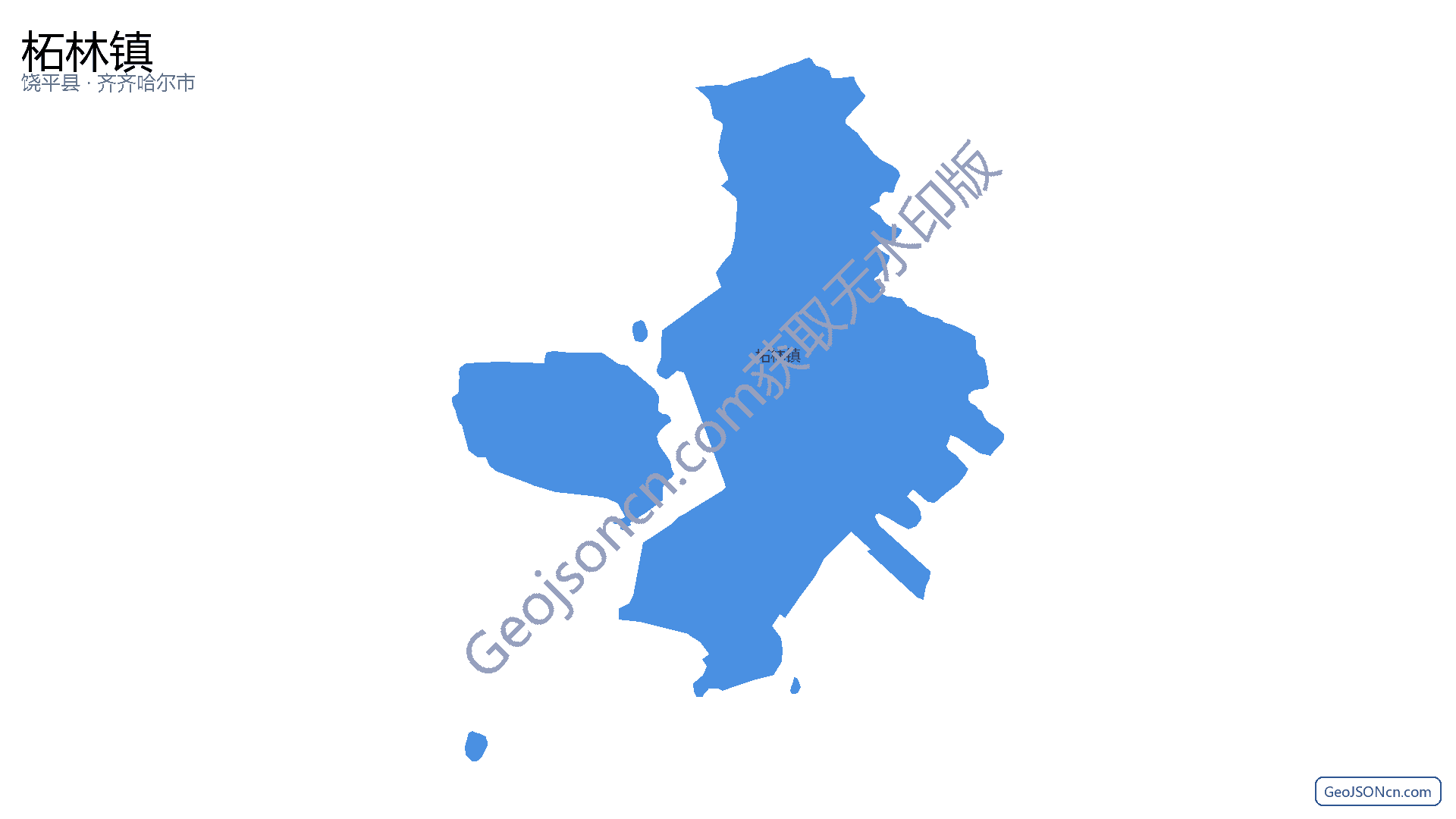 柘林镇行政区划边界地图（饶平县·潮州市）,提供GeoJSON、SHP矢量边界数据下载及高清地图大图(PNG/JPG) - GeoJSONcn.com