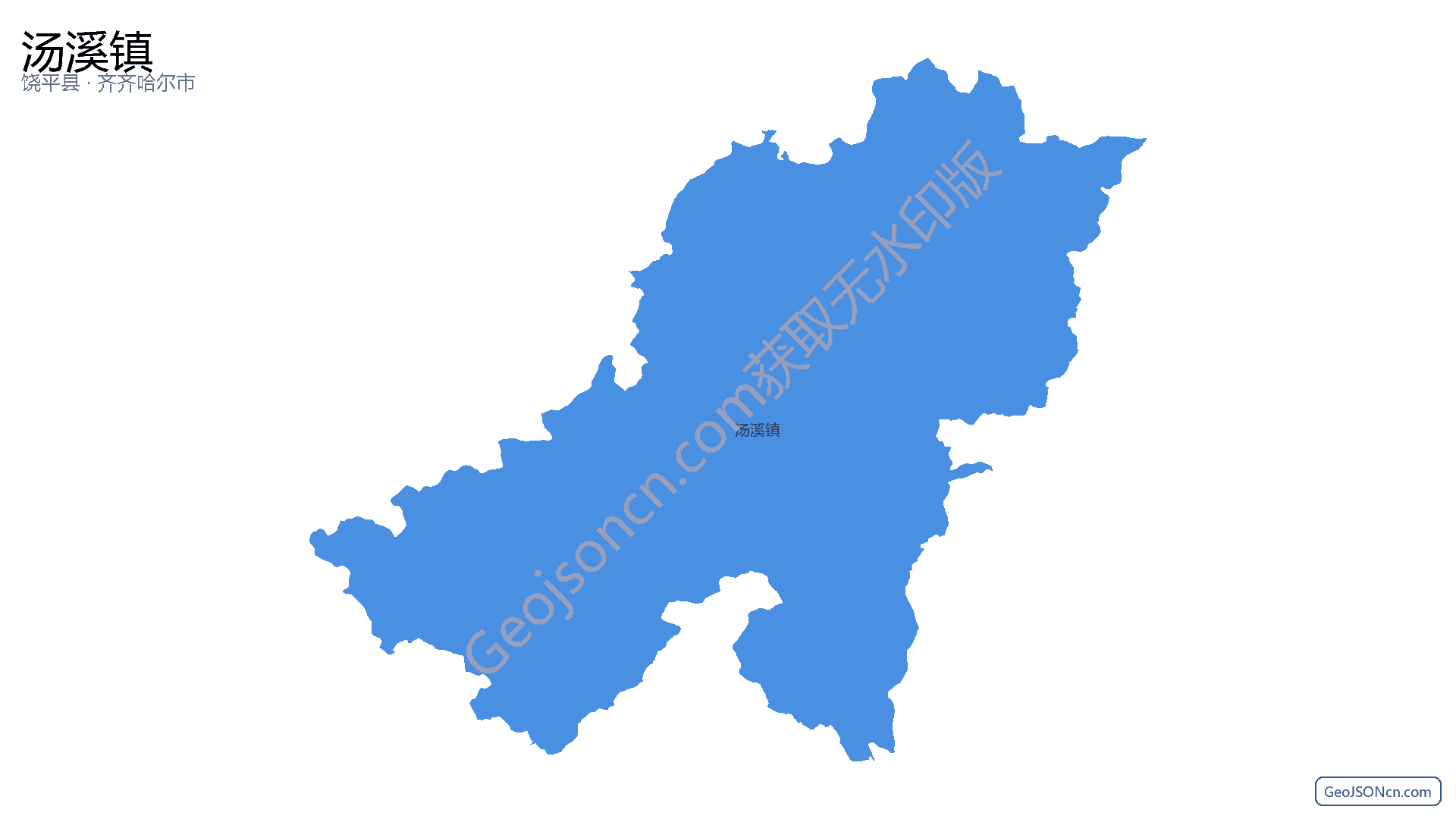 汤溪镇行政区划边界地图(饶平县·潮州市),提供GeoJSON、SHP矢量边界数据下载及高清地图大图(PNG/JPG) - GeoJSONcn.com