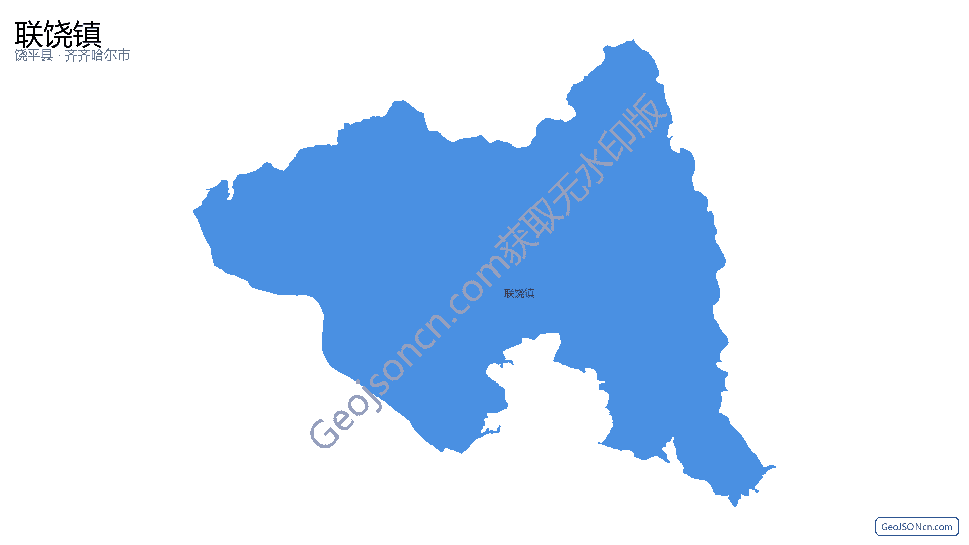 联饶镇行政区划边界地图（饶平县·潮州市）,提供GeoJSON、SHP矢量边界数据下载及高清地图大图(PNG/JPG) - GeoJSONcn.com