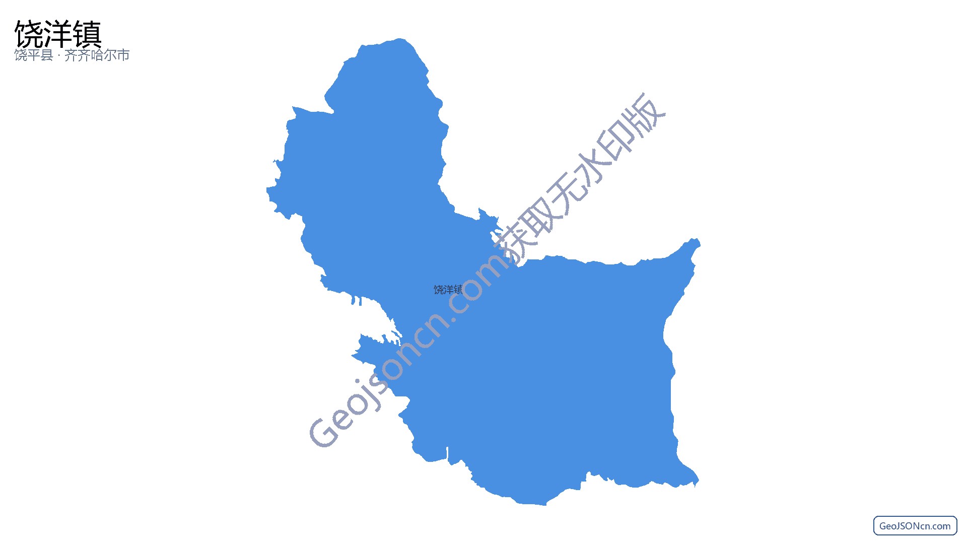 饶洋镇行政区划边界地图(饶平县·潮州市),提供GeoJSON、SHP矢量边界数据下载及高清地图大图(PNG/JPG) - GeoJSONcn.com