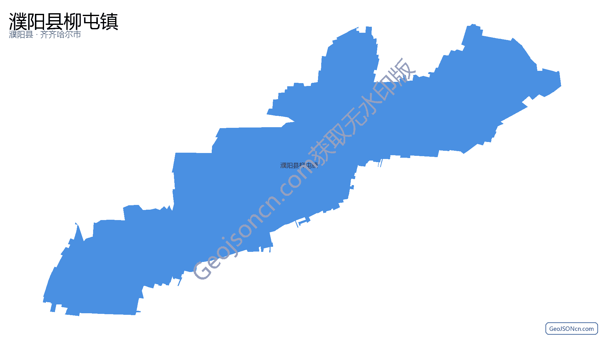 濮阳县柳屯镇行政区划边界地图（濮阳县·濮阳市）,提供GeoJSON、SHP矢量边界数据下载及高清地图大图(PNG/JPG) - GeoJSONcn.com