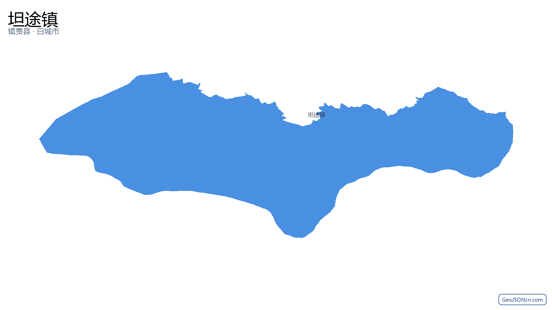 坦途镇行政区划边界地图(镇赉县·白城市),提供GeoJSON、SHP矢量边界数据下载及高清地图大图(PNG/JPG) - GeoJSONcn.com