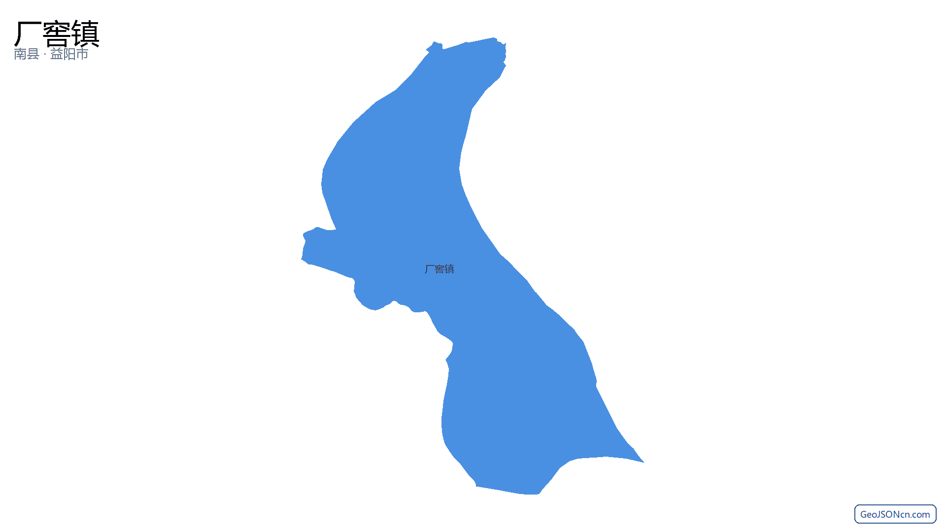 厂窖镇行政区划边界地图(南县·益阳市),提供GeoJSON、SHP矢量边界数据下载及高清地图大图(PNG/JPG) - GeoJSONcn.com