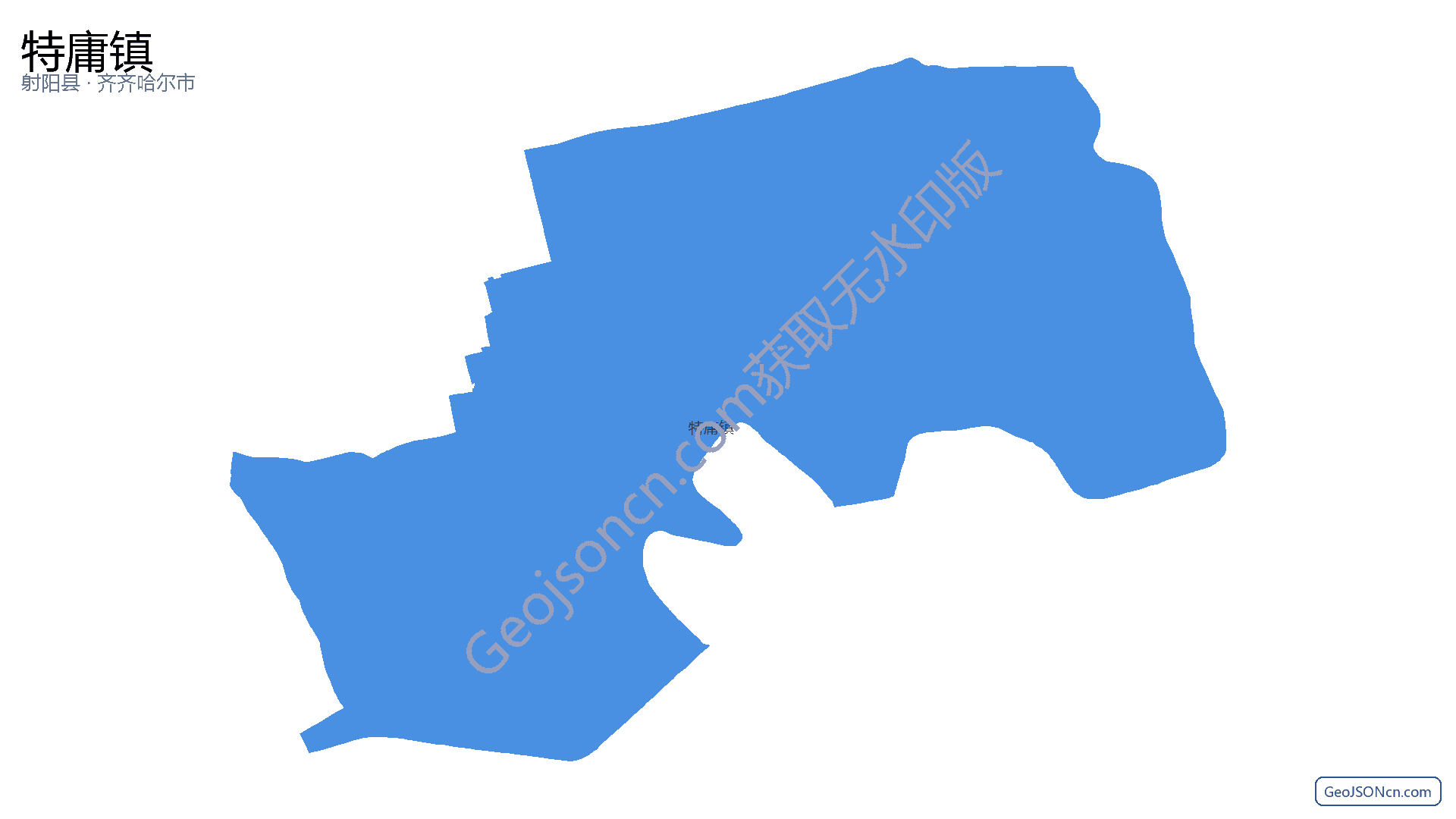 特庸镇行政区划边界地图(射阳县·盐城市),提供GeoJSON、SHP矢量边界数据下载及高清地图大图(PNG/JPG) - GeoJSONcn.com