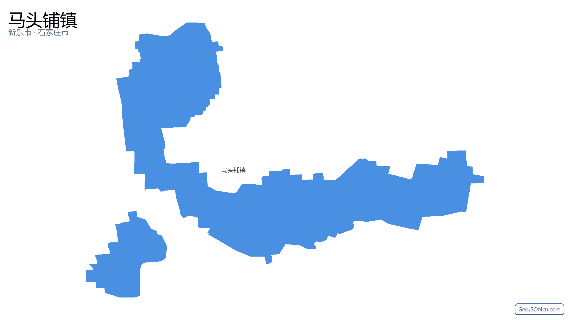 马头铺镇行政区划边界地图(新乐市·石家庄市),提供GeoJSON、SHP矢量边界数据下载及高清地图大图(PNG/JPG) - GeoJSONcn.com