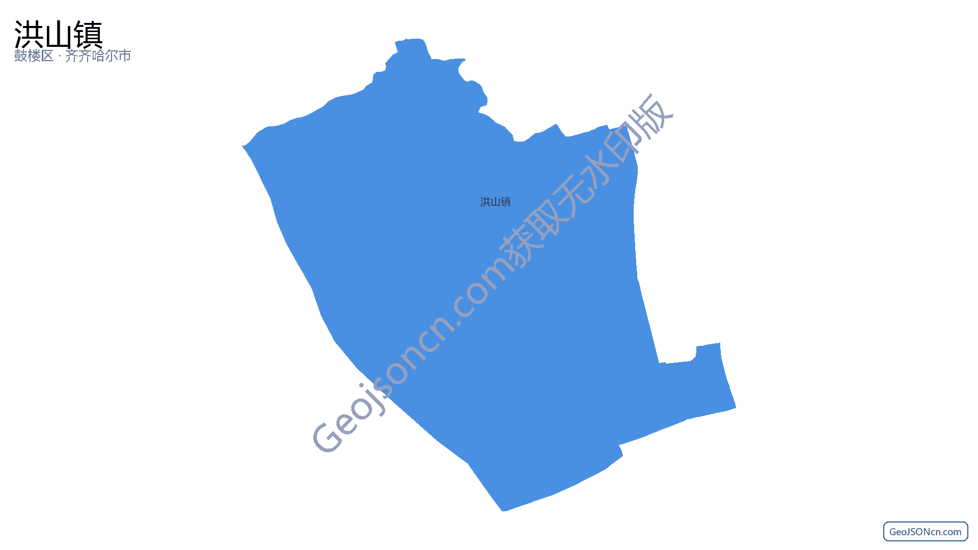 洪山镇行政区划边界地图(鼓楼区·福州市),提供GeoJSON、SHP矢量边界数据下载及高清地图大图(PNG/JPG) - GeoJSONcn.com