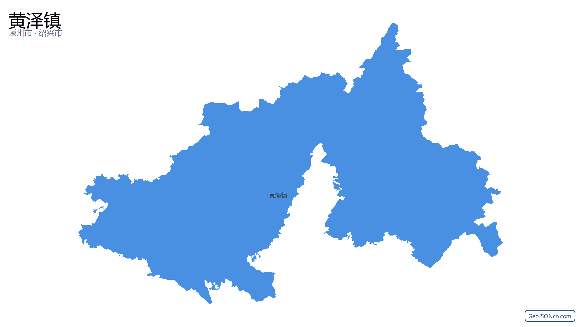 黄泽镇行政区划边界地图(嵊州市·绍兴市),提供GeoJSON、SHP矢量边界数据下载及高清地图大图(PNG/JPG) - GeoJSONcn.com