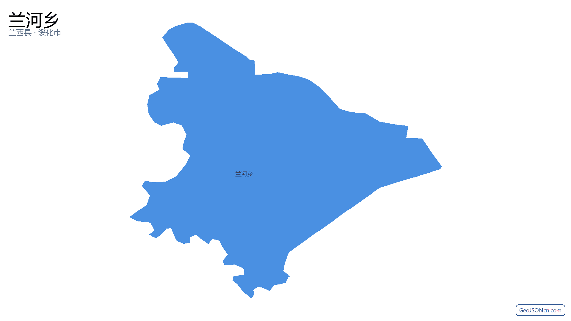 兰河乡行政区划边界地图(兰西县·绥化市),提供GeoJSON、SHP矢量边界数据下载及高清地图大图(PNG/JPG) - GeoJSONcn.com