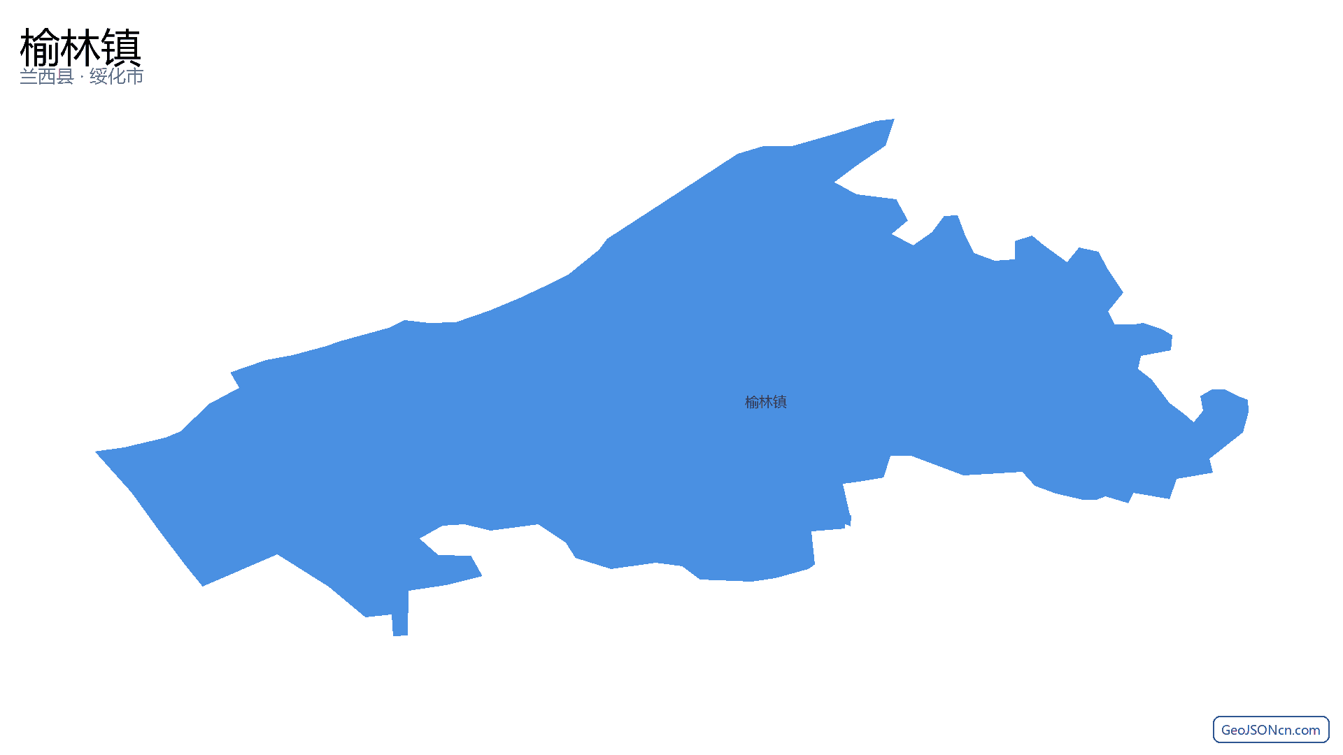 榆林镇行政区划边界地图(兰西县·绥化市),提供GeoJSON、SHP矢量边界数据下载及高清地图大图(PNG/JPG) - GeoJSONcn.com
