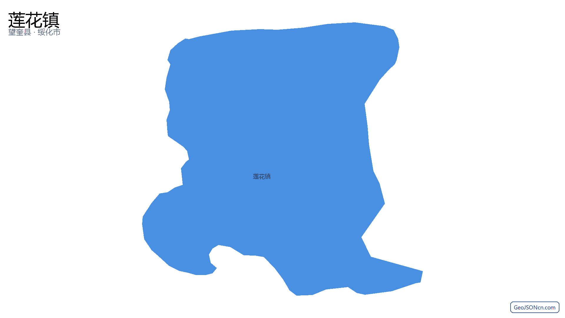 莲花镇行政区划边界地图(望奎县·绥化市),提供GeoJSON、SHP矢量边界数据下载及高清地图大图(PNG/JPG) - GeoJSONcn.com
