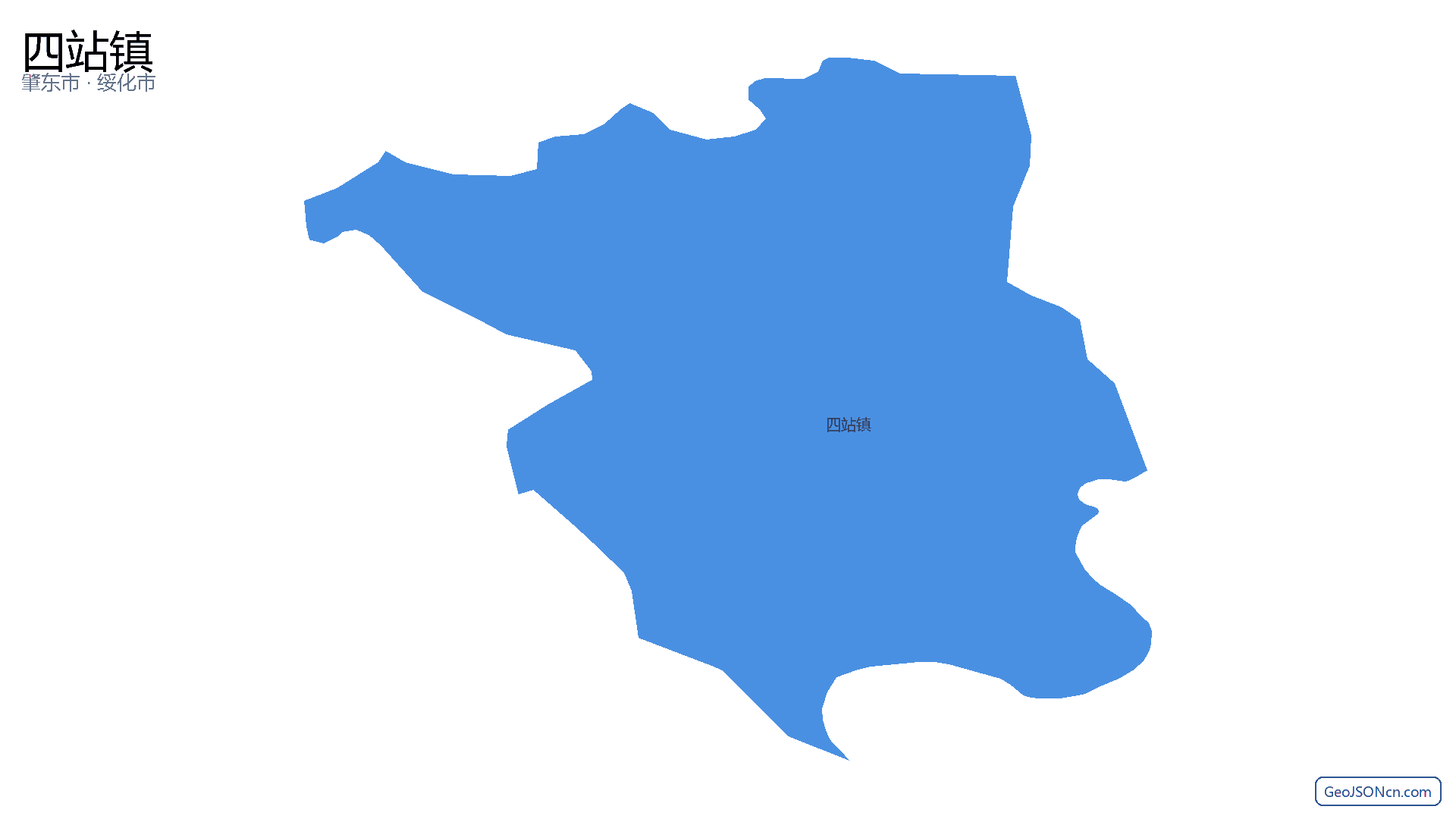 四站镇行政区划边界地图(肇东市·绥化市),提供GeoJSON、SHP矢量边界数据下载及高清地图大图(PNG/JPG) - GeoJSONcn.com