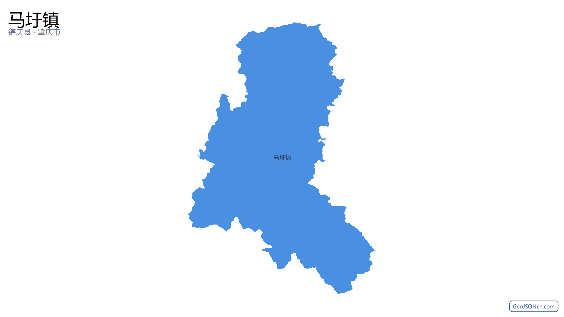 马圩镇行政区划边界地图(德庆县·肇庆市),提供GeoJSON、SHP矢量边界数据下载及高清地图大图(PNG/JPG) - GeoJSONcn.com