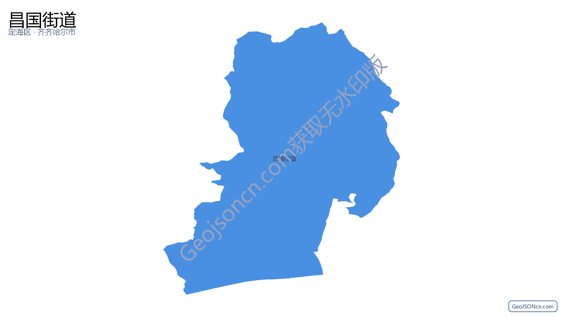 昌国街道行政区划边界地图(定海区·舟山市),提供GeoJSON、SHP矢量边界数据下载及高清地图大图(PNG/JPG) - GeoJSONcn.com