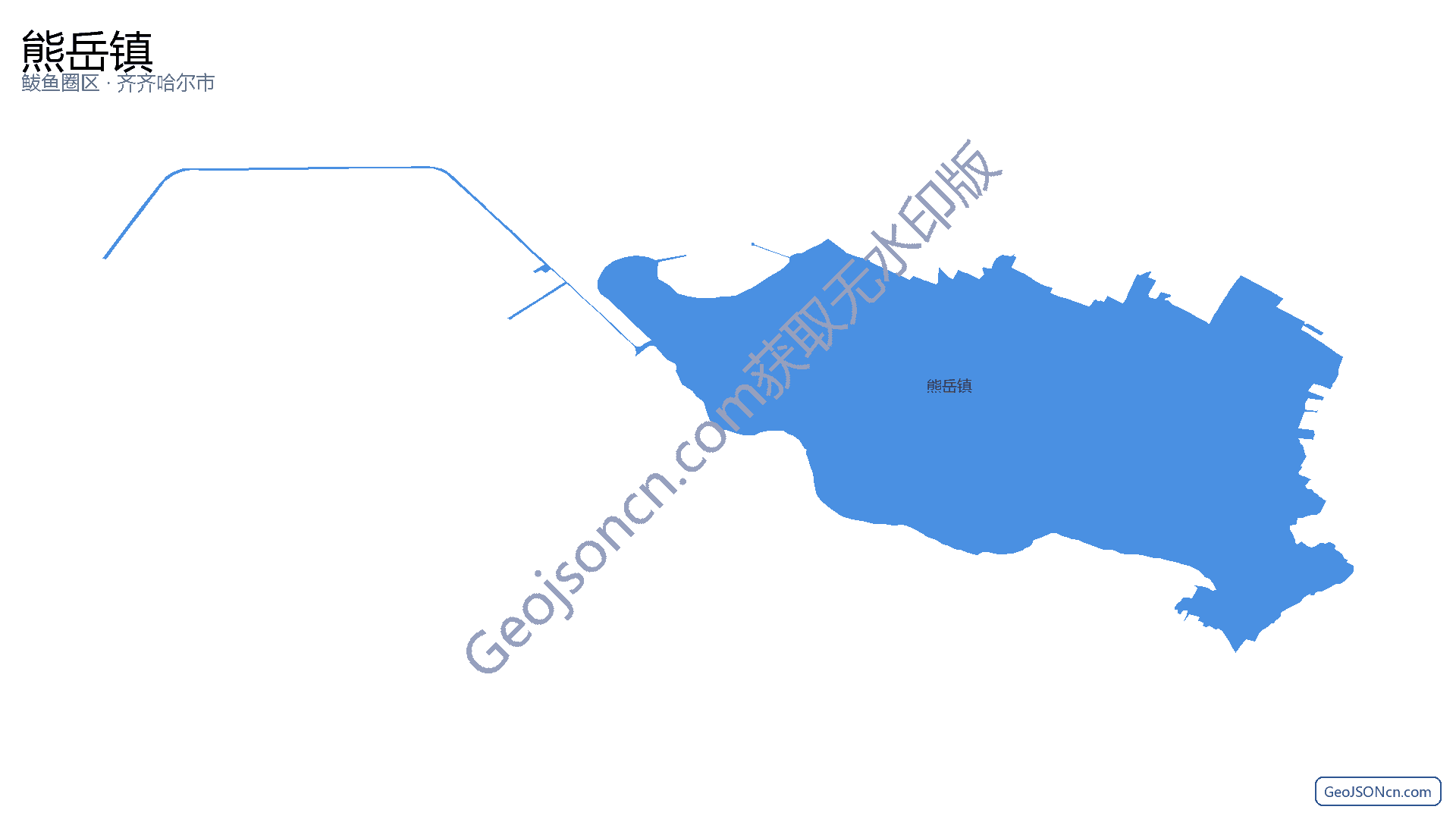 熊岳镇行政区划边界地图(鲅鱼圈区·营口市),提供GeoJSON、SHP矢量边界数据下载及高清地图大图(PNG/JPG) - GeoJSONcn.com