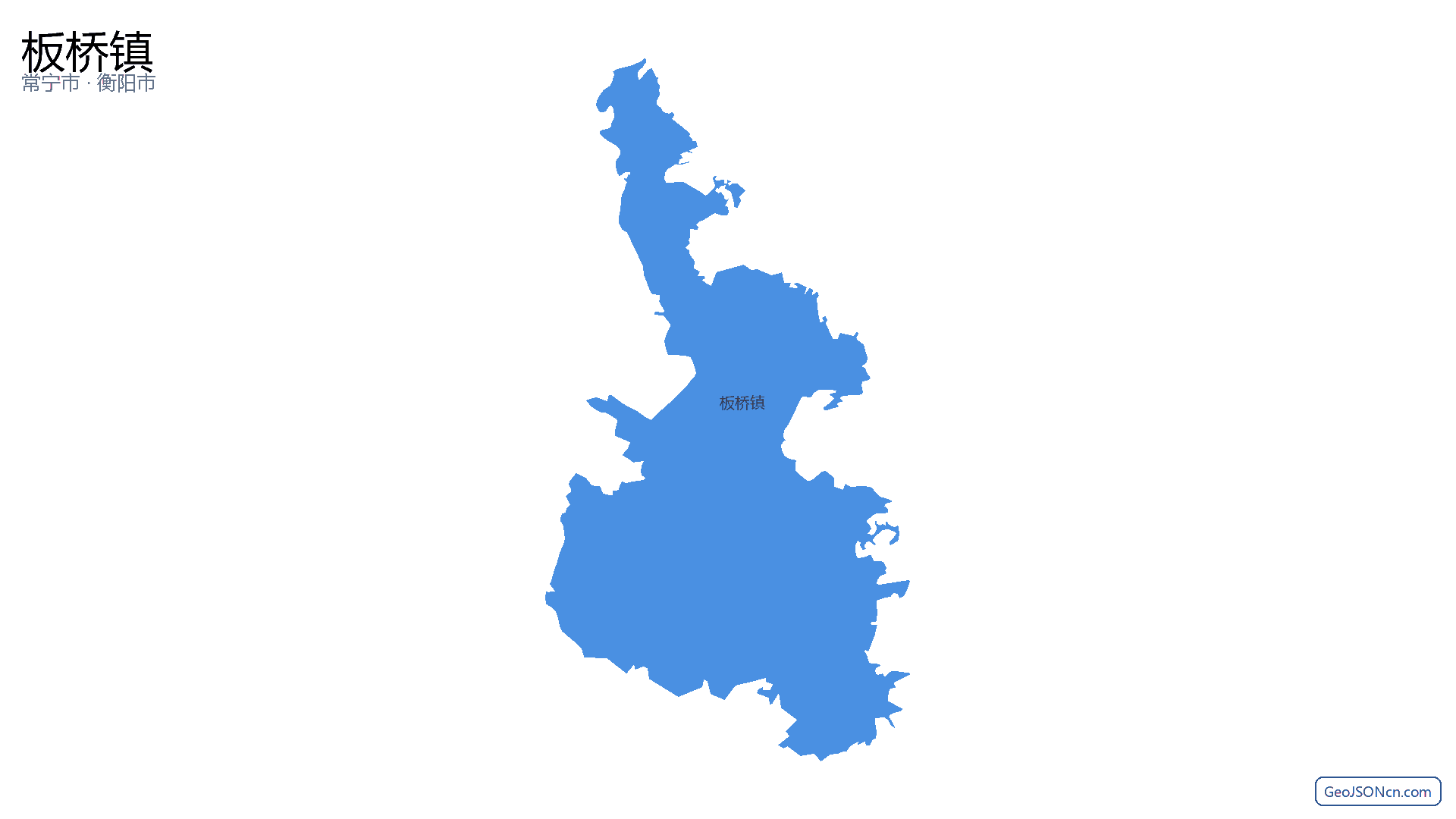 板桥镇行政区划边界地图（常宁市·衡阳市）,提供GeoJSON、SHP矢量边界数据下载及高清地图大图(PNG/JPG) - GeoJSONcn.com