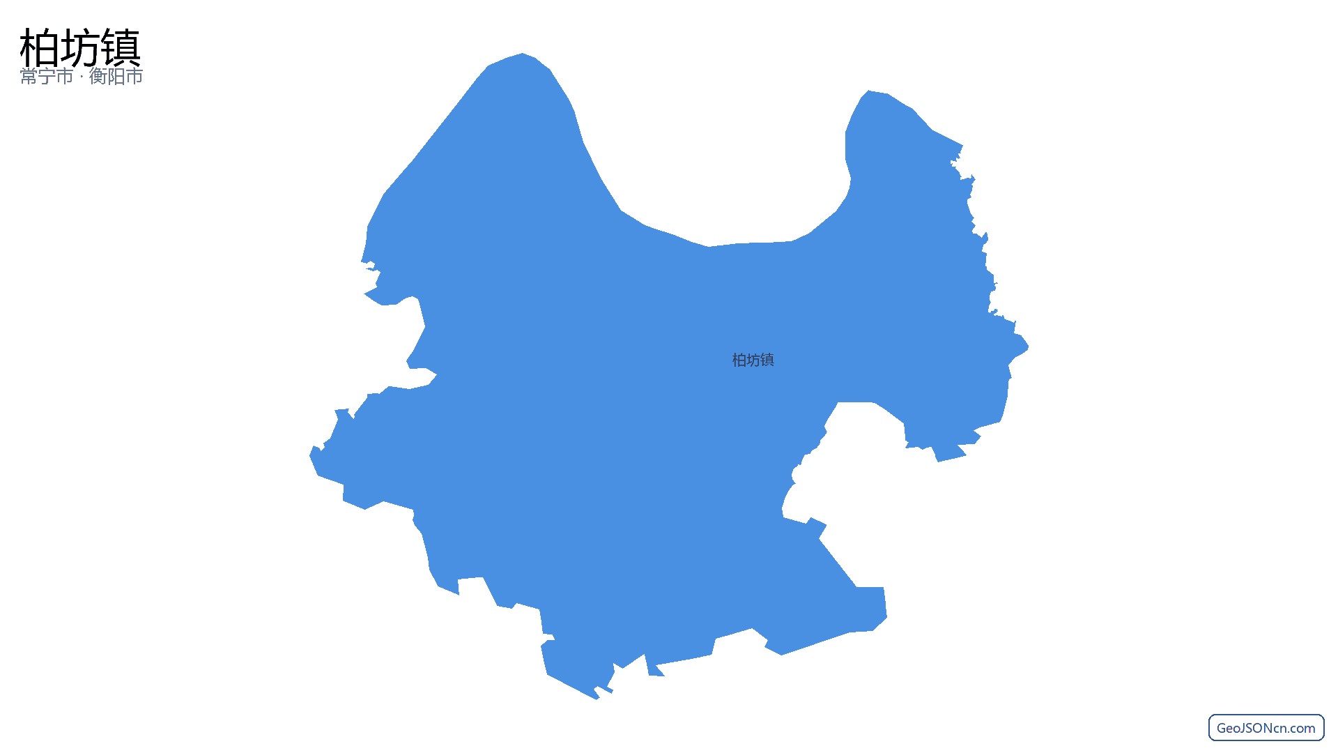 柏坊镇行政区划边界地图(常宁市·衡阳市),提供GeoJSON、SHP矢量边界数据下载及高清地图大图(PNG/JPG) - GeoJSONcn.com