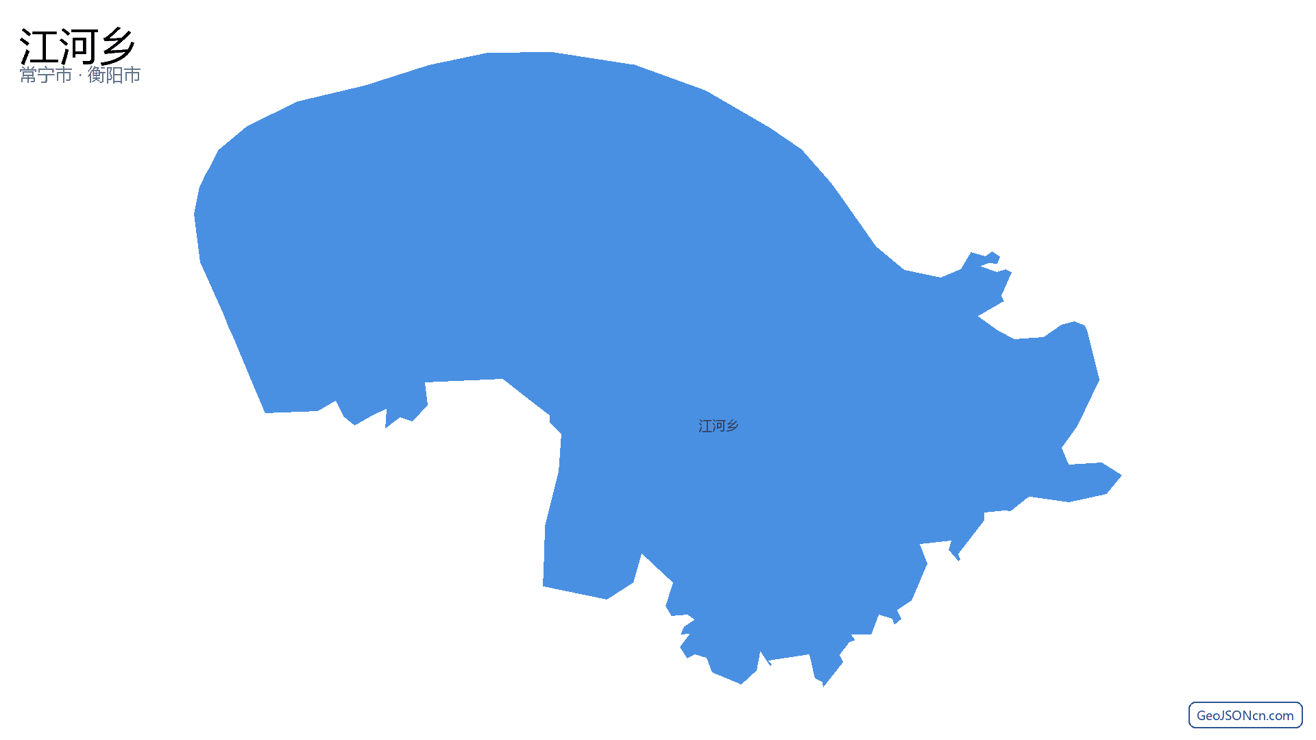 江河乡行政区划边界地图(常宁市·衡阳市),提供GeoJSON、SHP矢量边界数据下载及高清地图大图(PNG/JPG) - GeoJSONcn.com