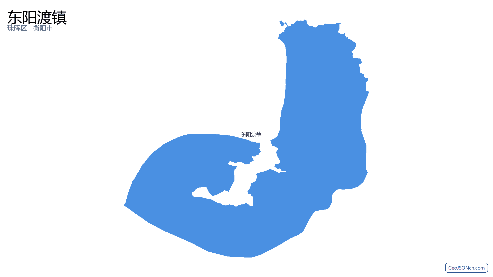 东阳渡镇行政区划边界地图(珠晖区·衡阳市),提供GeoJSON、SHP矢量边界数据下载及高清地图大图(PNG/JPG) - GeoJSONcn.com