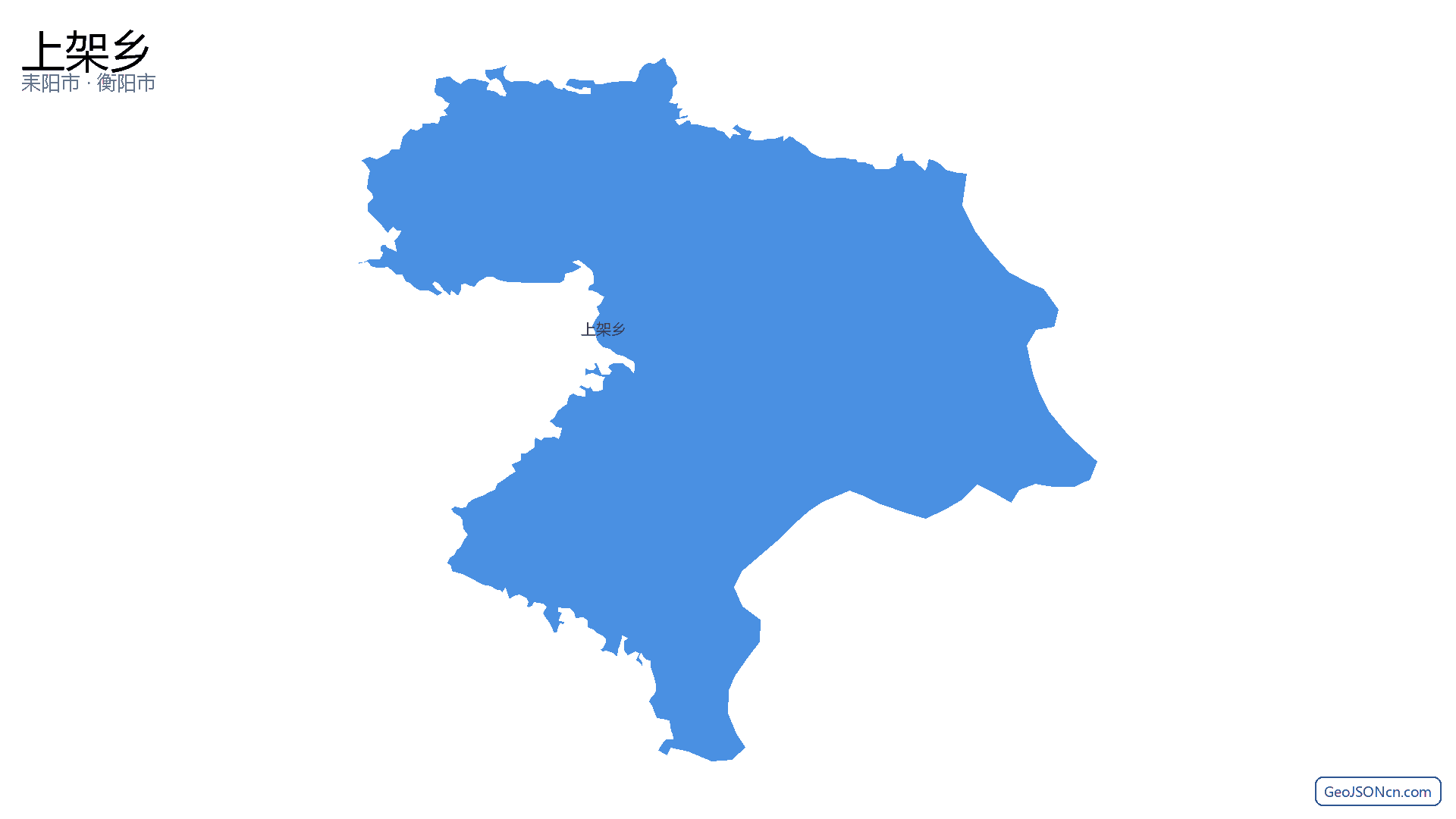 上架乡行政区划边界地图(耒阳市·衡阳市),提供GeoJSON、SHP矢量边界数据下载及高清地图大图(PNG/JPG) - GeoJSONcn.com