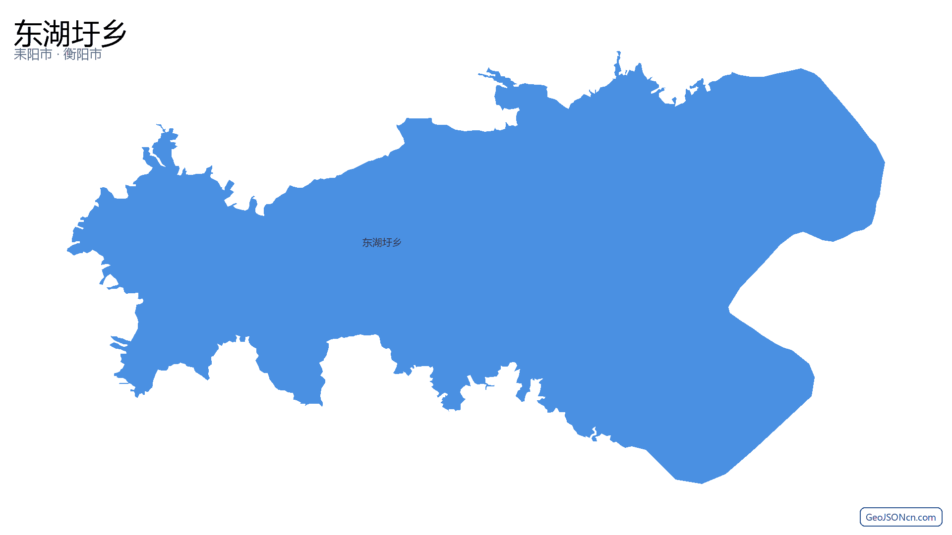 东湖圩乡行政区划边界地图（耒阳市·衡阳市）,提供GeoJSON、SHP矢量边界数据下载及高清地图大图(PNG/JPG) - GeoJSONcn.com