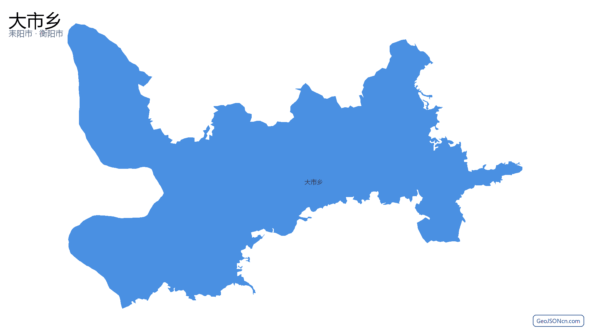 大市乡行政区划边界地图（耒阳市·衡阳市）,提供GeoJSON、SHP矢量边界数据下载及高清地图大图(PNG/JPG) - GeoJSONcn.com