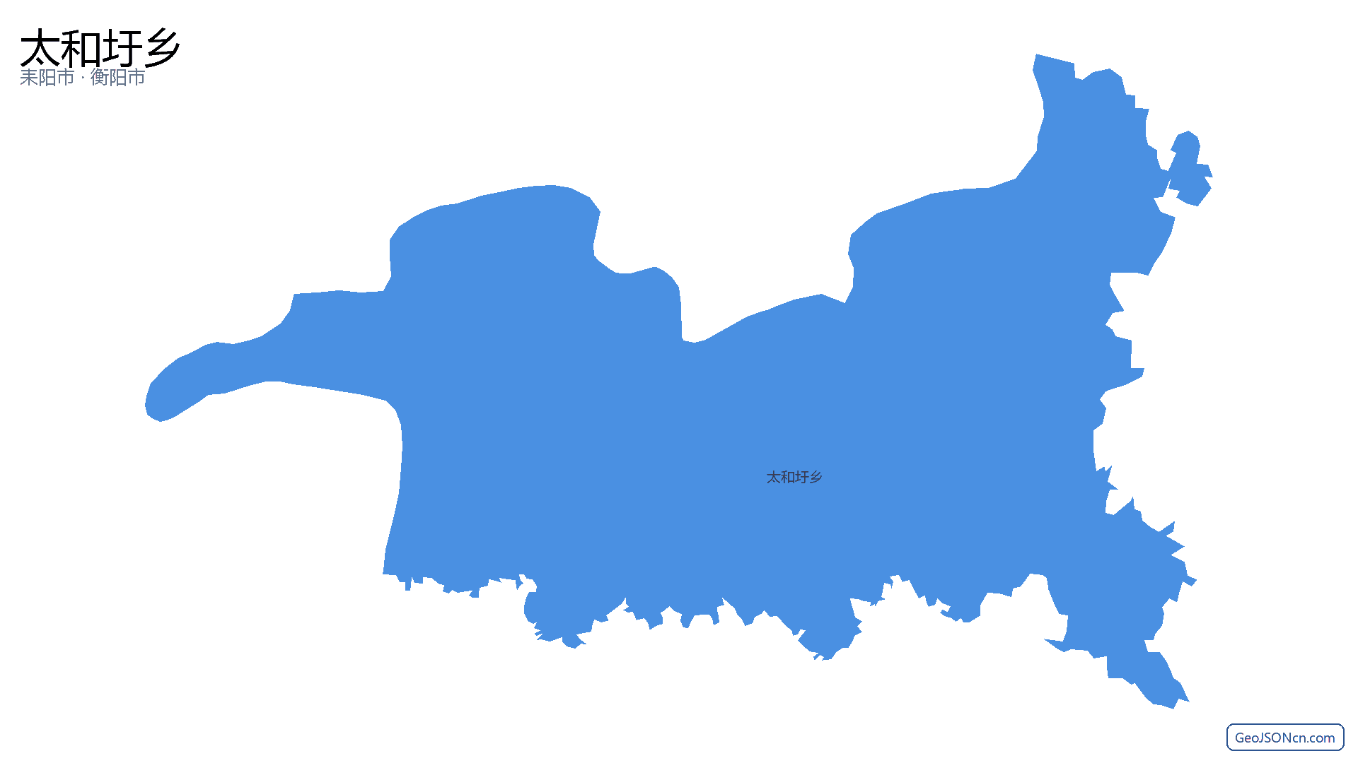 太和圩乡行政区划边界地图(耒阳市·衡阳市),提供GeoJSON、SHP矢量边界数据下载及高清地图大图(PNG/JPG) - GeoJSONcn.com