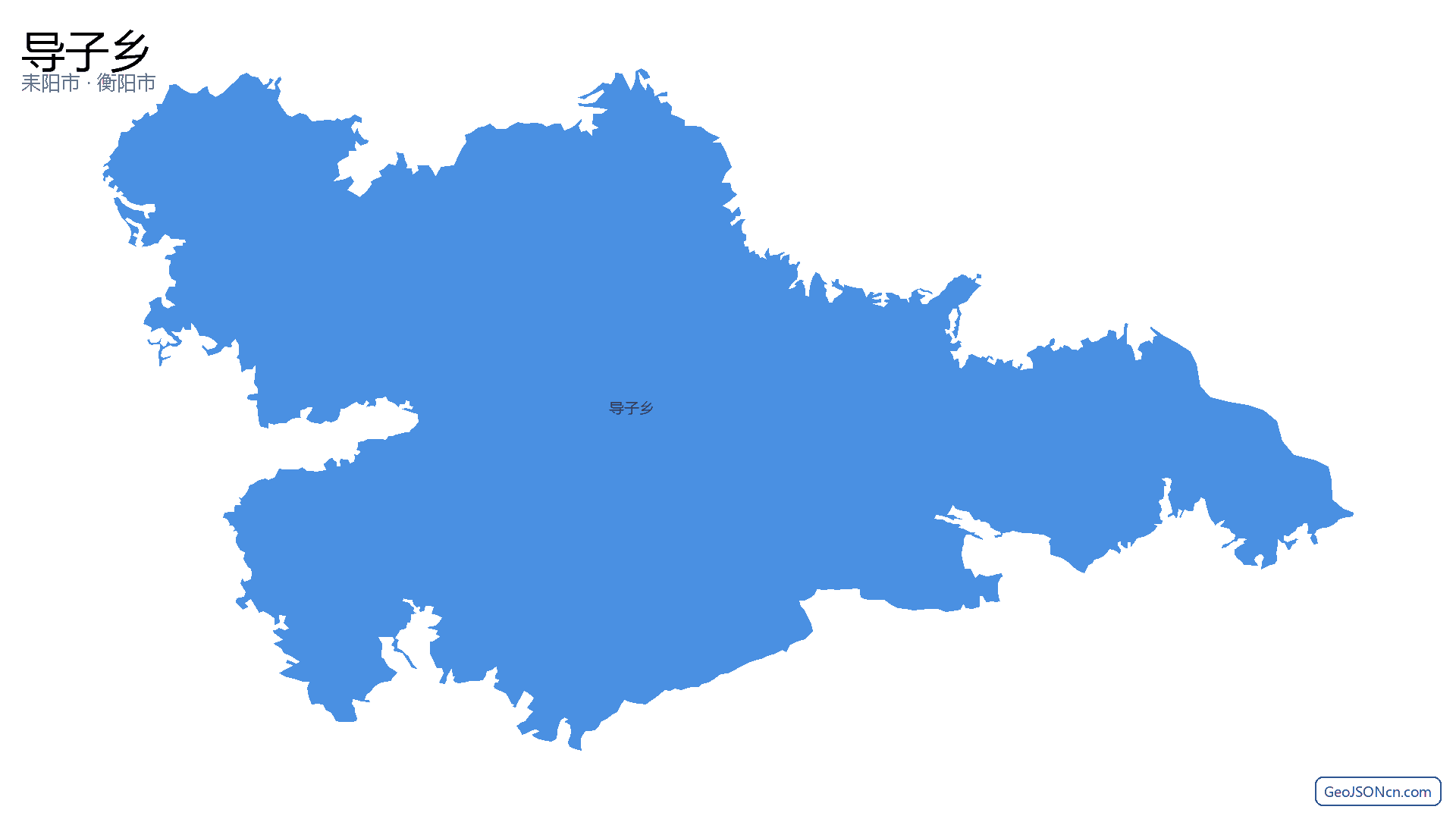 导子乡行政区划边界地图（耒阳市·衡阳市）,提供GeoJSON、SHP矢量边界数据下载及高清地图大图(PNG/JPG) - GeoJSONcn.com