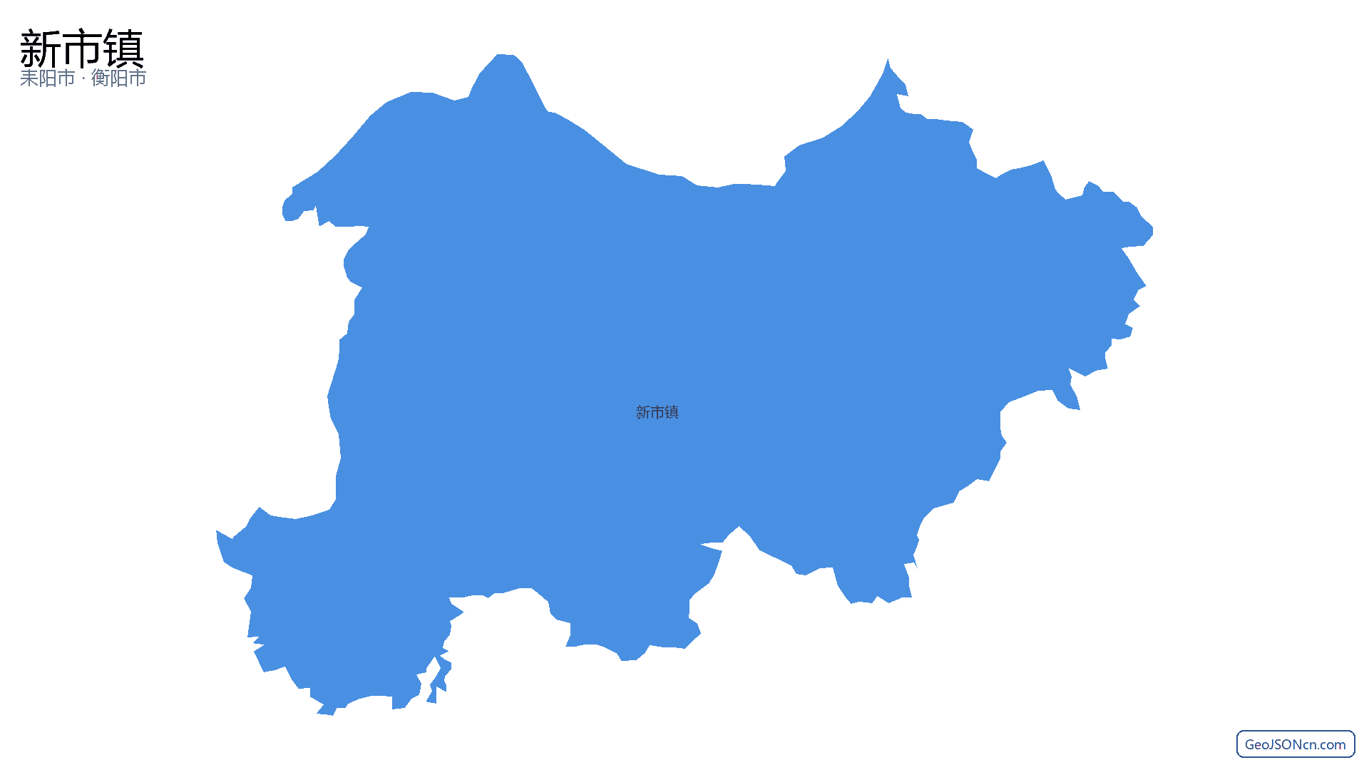 新市镇行政区划边界地图（耒阳市·衡阳市）,提供GeoJSON、SHP矢量边界数据下载及高清地图大图(PNG/JPG) - GeoJSONcn.com