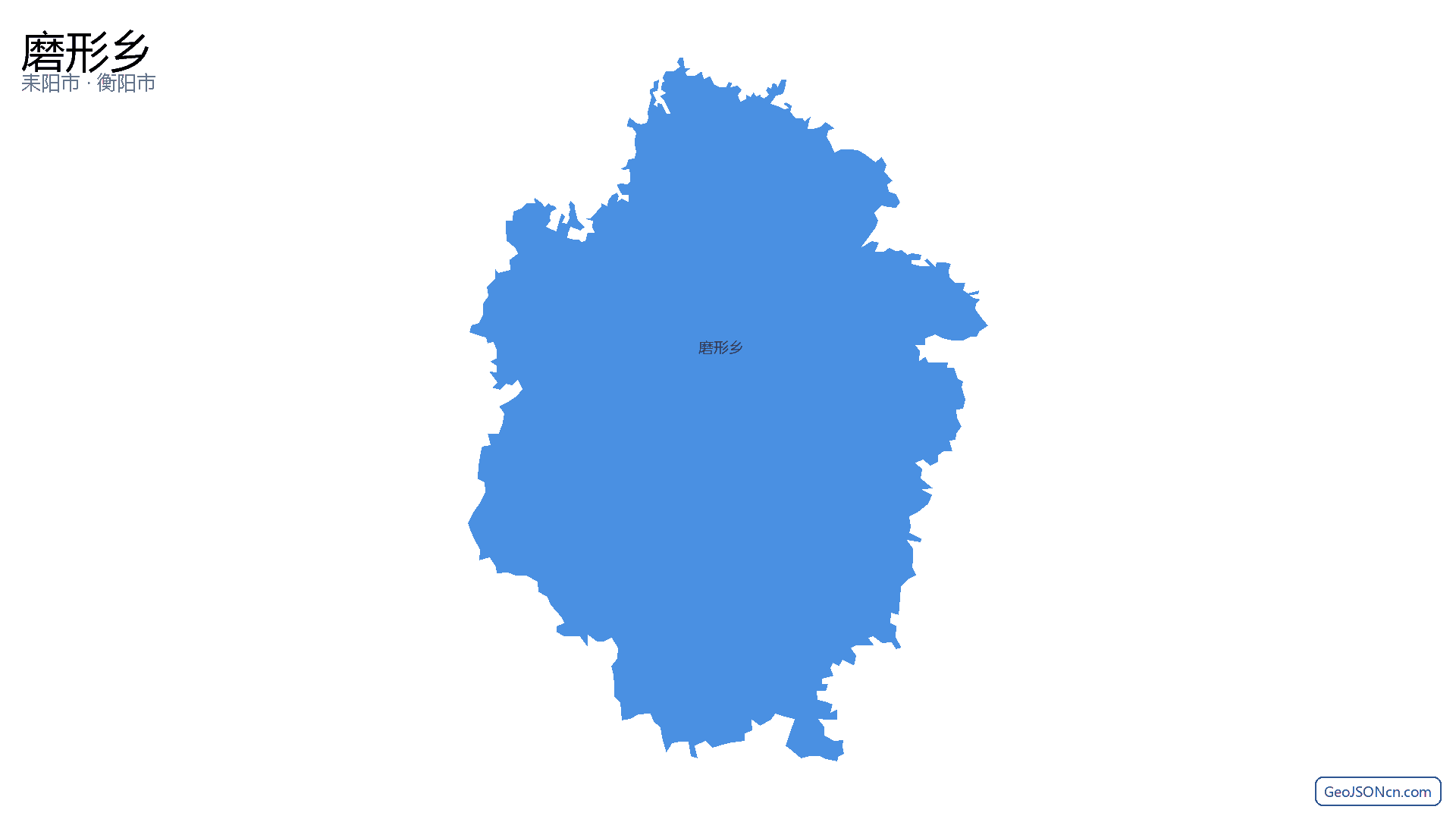 磨形乡行政区划边界地图(耒阳市·衡阳市),提供GeoJSON、SHP矢量边界数据下载及高清地图大图(PNG/JPG) - GeoJSONcn.com