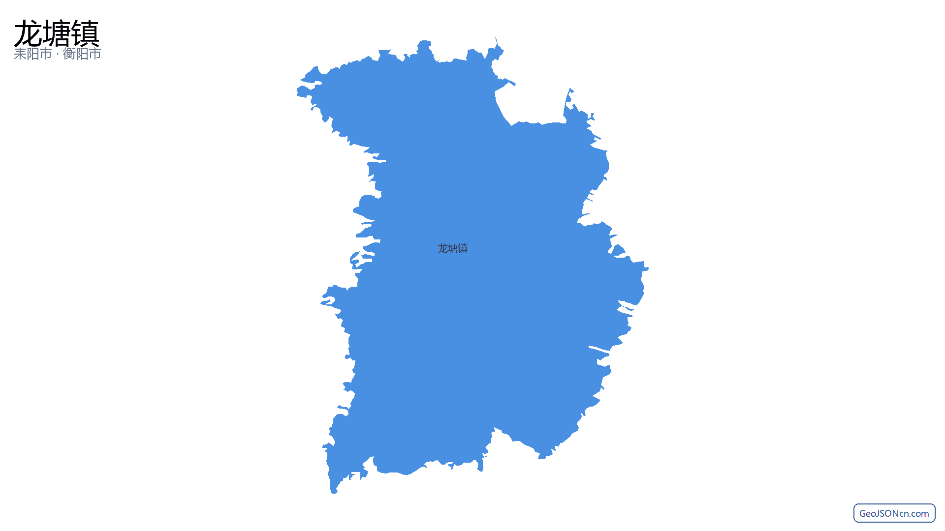 龙塘镇行政区划边界地图（耒阳市·衡阳市）,提供GeoJSON、SHP矢量边界数据下载及高清地图大图(PNG/JPG) - GeoJSONcn.com