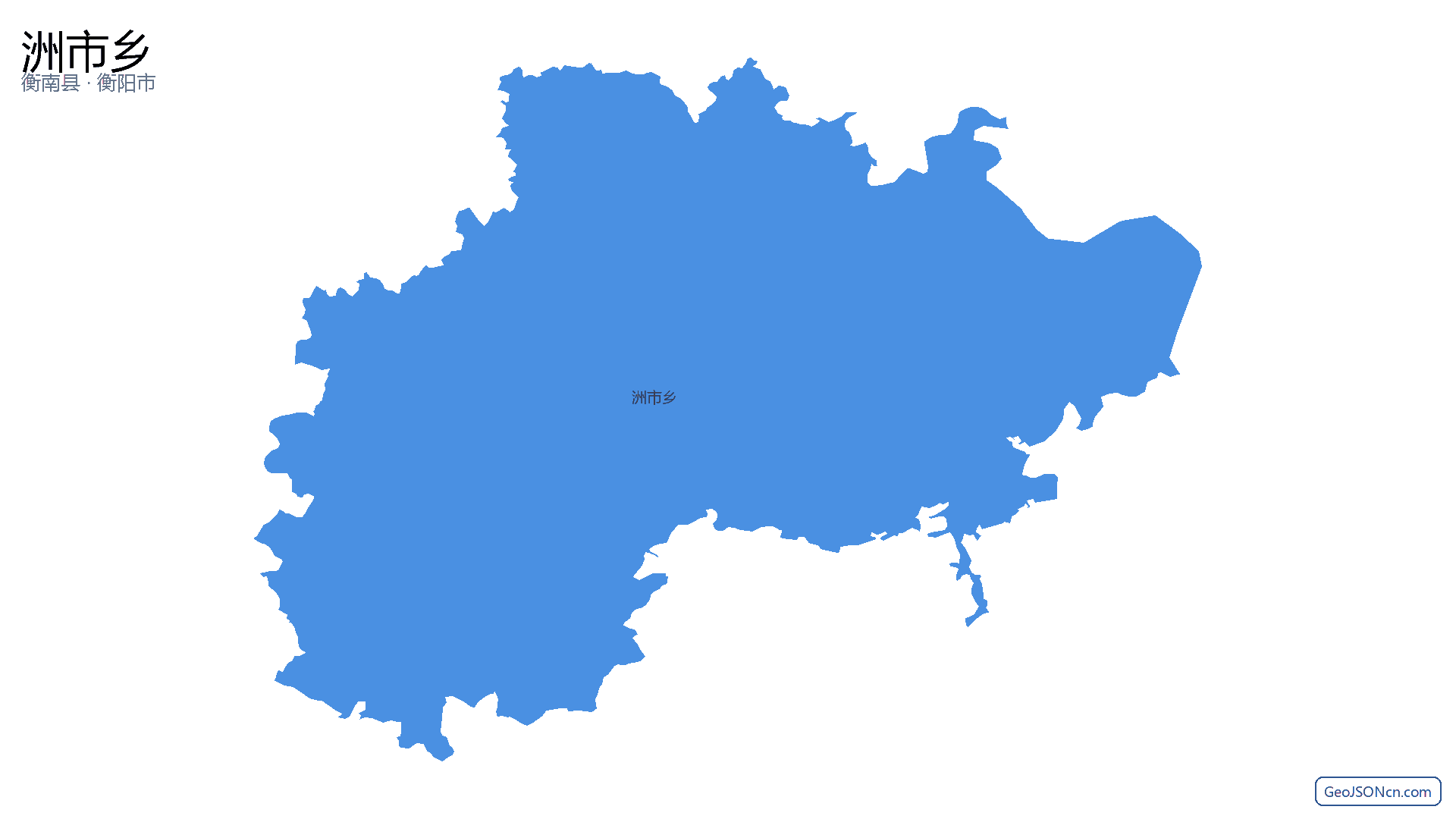 洲市乡行政区划边界地图(衡南县·衡阳市),提供GeoJSON、SHP矢量边界数据下载及高清地图大图(PNG/JPG) - GeoJSONcn.com