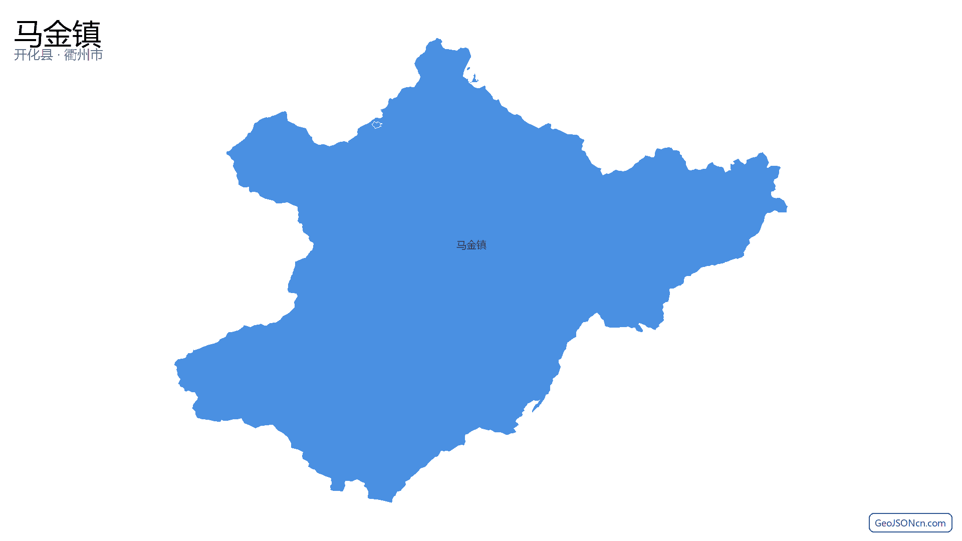 马金镇行政区划边界地图（开化县·衢州市）,提供GeoJSON、SHP矢量边界数据下载及高清地图大图(PNG/JPG) - GeoJSONcn.com