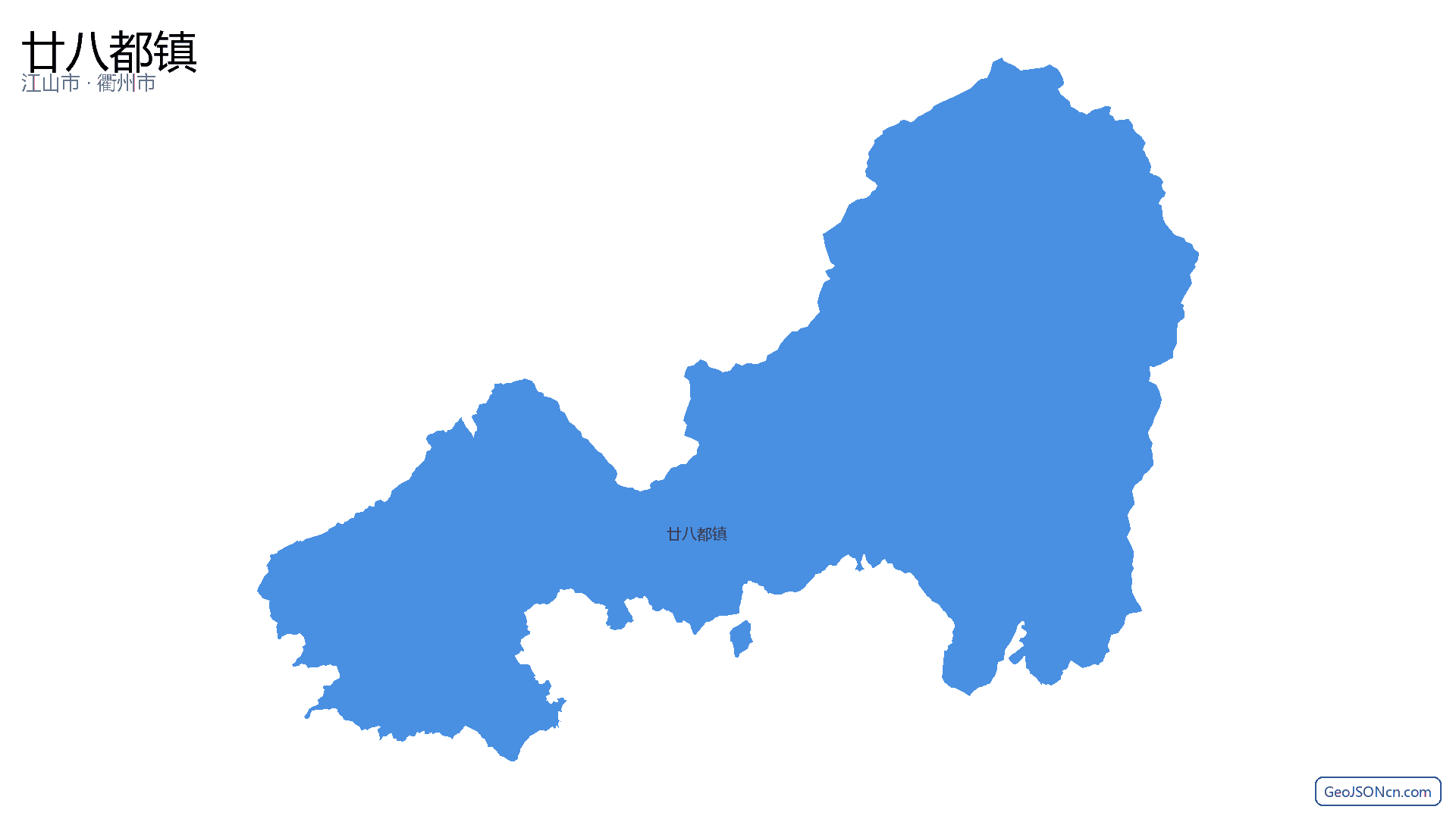 廿八都镇行政区划边界地图（江山市·衢州市）,提供GeoJSON、SHP矢量边界数据下载及高清地图大图(PNG/JPG) - GeoJSONcn.com