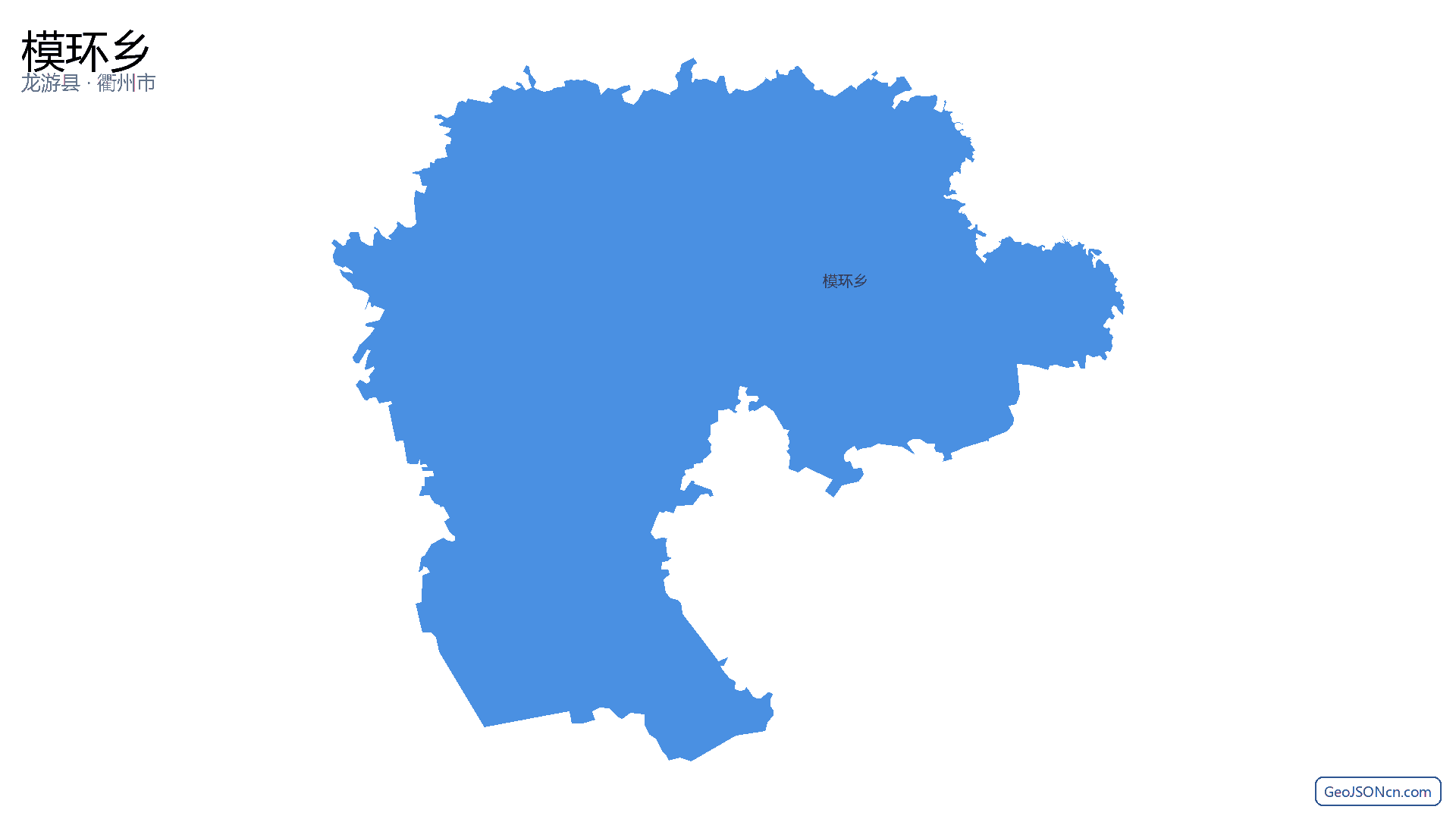 模环乡行政区划边界地图(龙游县·衢州市),提供GeoJSON、SHP矢量边界数据下载及高清地图大图(PNG/JPG) - GeoJSONcn.com