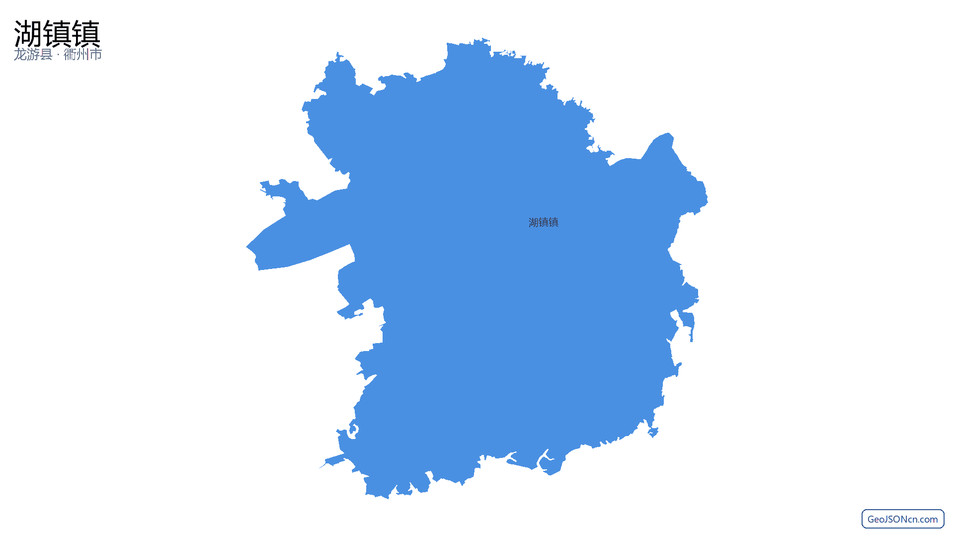 湖镇镇行政区划边界地图(龙游县·衢州市),提供GeoJSON、SHP矢量边界数据下载及高清地图大图(PNG/JPG) - GeoJSONcn.com