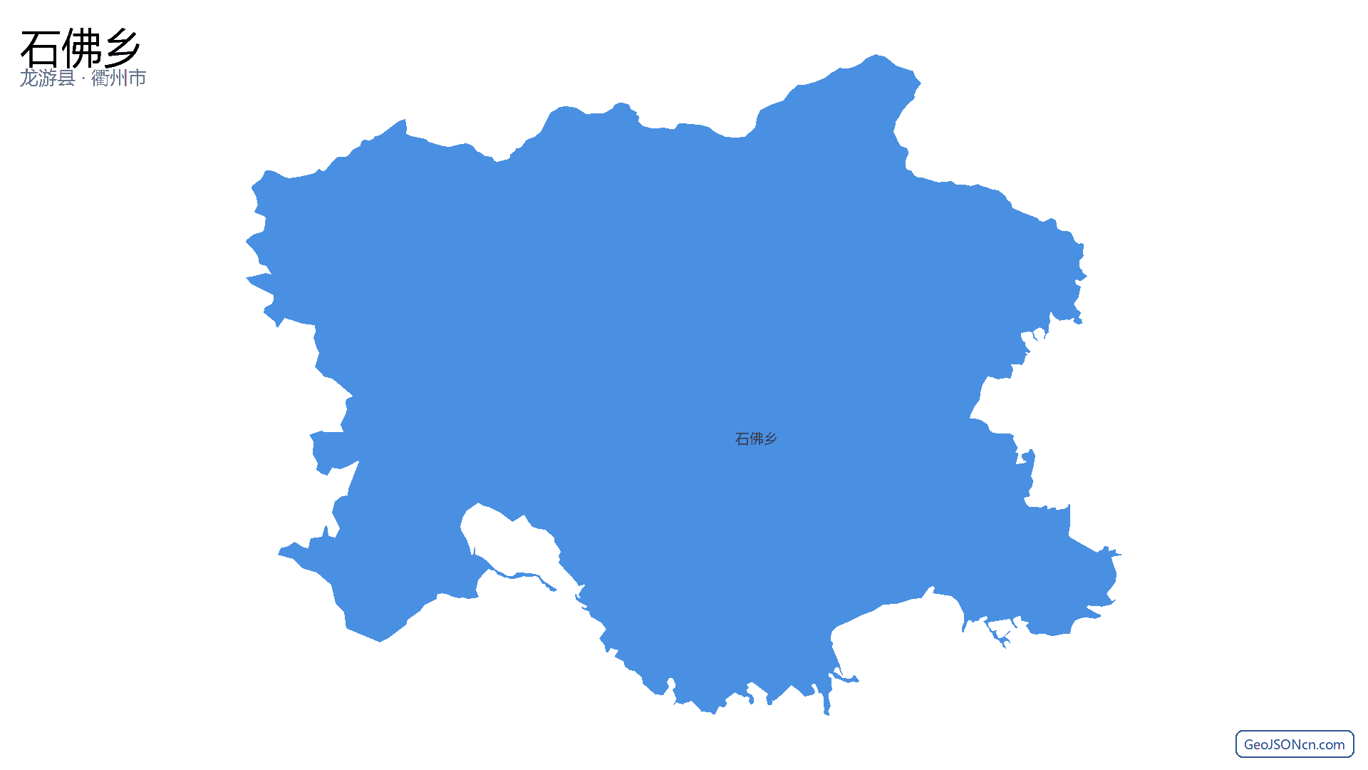 石佛乡行政区划边界地图(龙游县·衢州市),提供GeoJSON、SHP矢量边界数据下载及高清地图大图(PNG/JPG) - GeoJSONcn.com