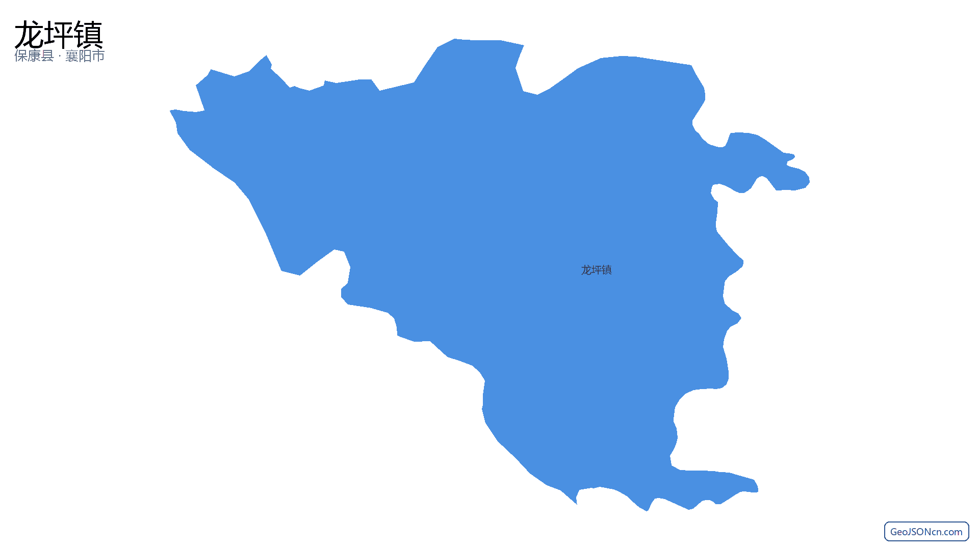龙坪镇行政区划边界地图(保康县·襄阳市),提供GeoJSON、SHP矢量边界数据下载及高清地图大图(PNG/JPG) - GeoJSONcn.com