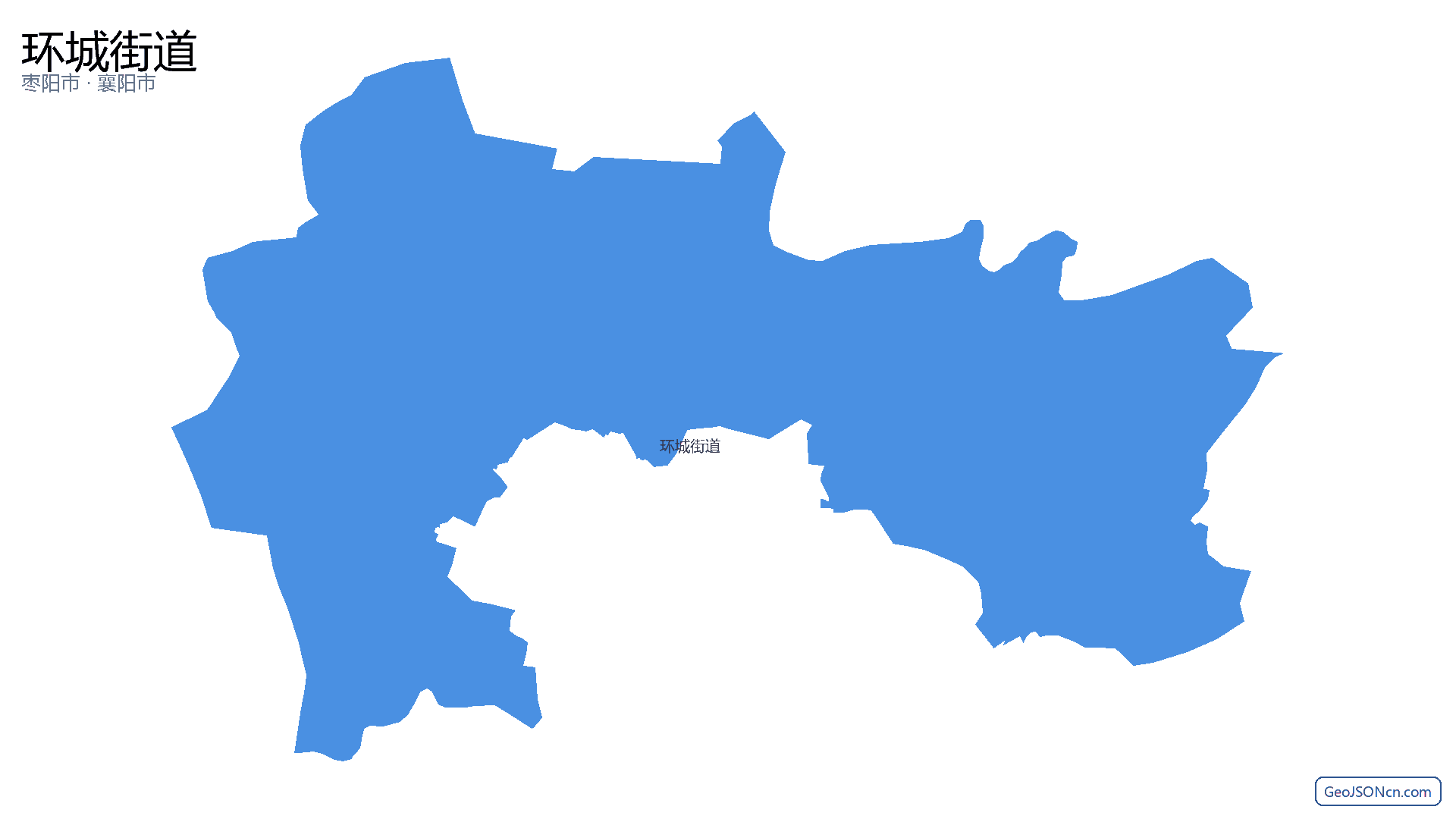 环城街道行政区划边界地图(枣阳市·襄阳市),提供GeoJSON、SHP矢量边界数据下载及高清地图大图(PNG/JPG) - GeoJSONcn.com
