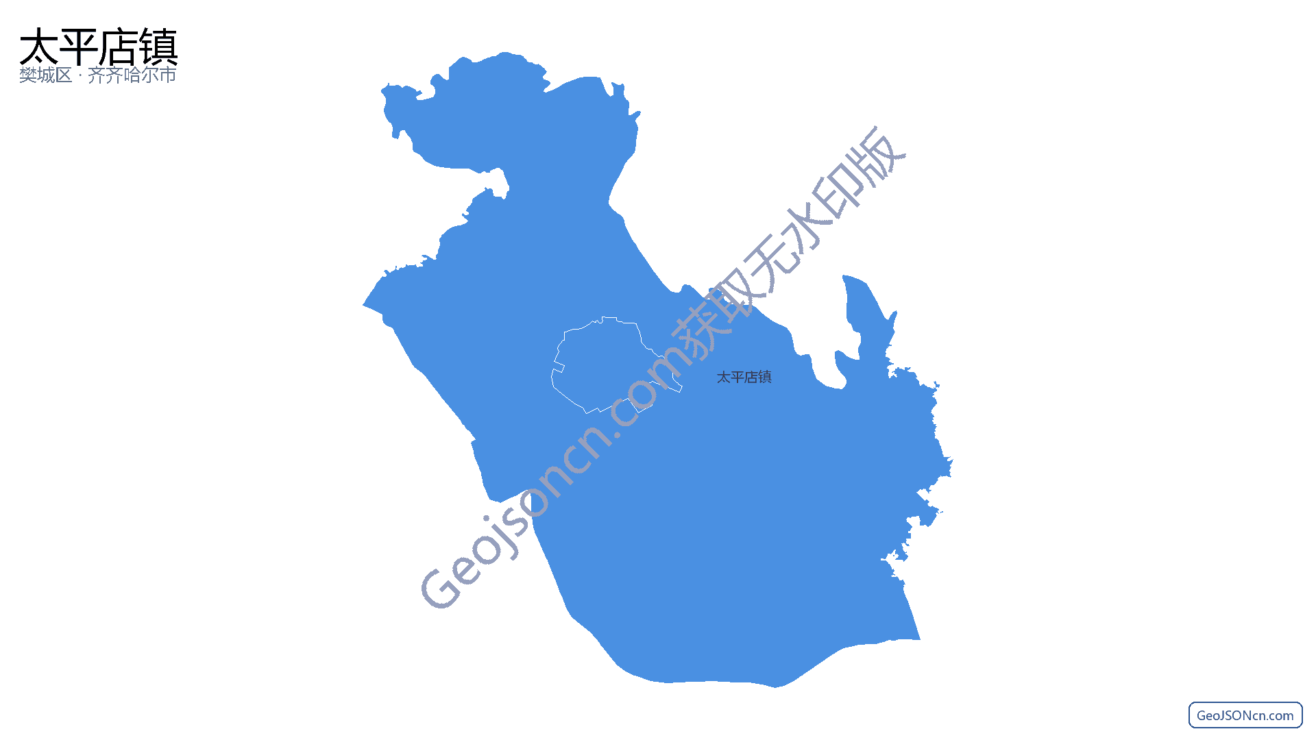 太平店镇行政区划边界地图(樊城区·襄阳市),提供GeoJSON、SHP矢量边界数据下载及高清地图大图(PNG/JPG) - GeoJSONcn.com