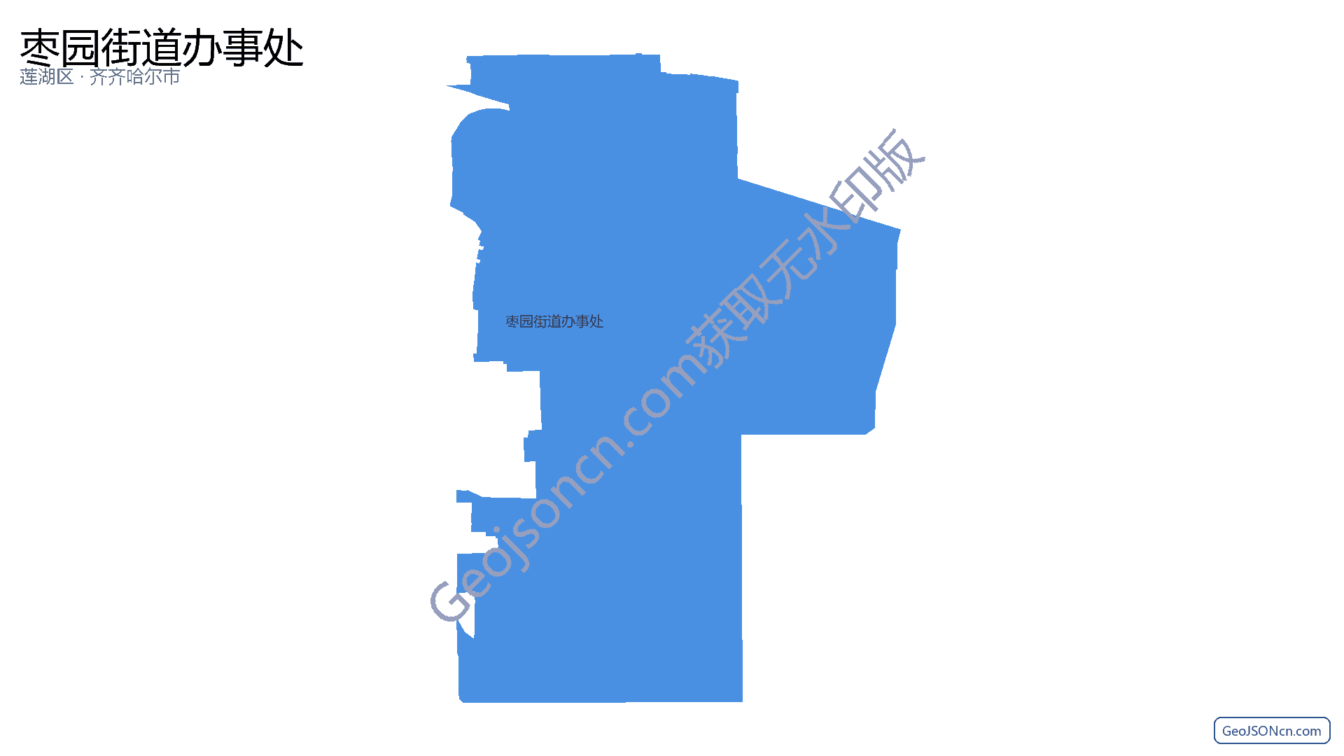 枣园街道办事处行政区划边界地图(莲湖区·西安市),提供GeoJSON、SHP矢量边界数据下载及高清地图大图(PNG/JPG) - GeoJSONcn.com