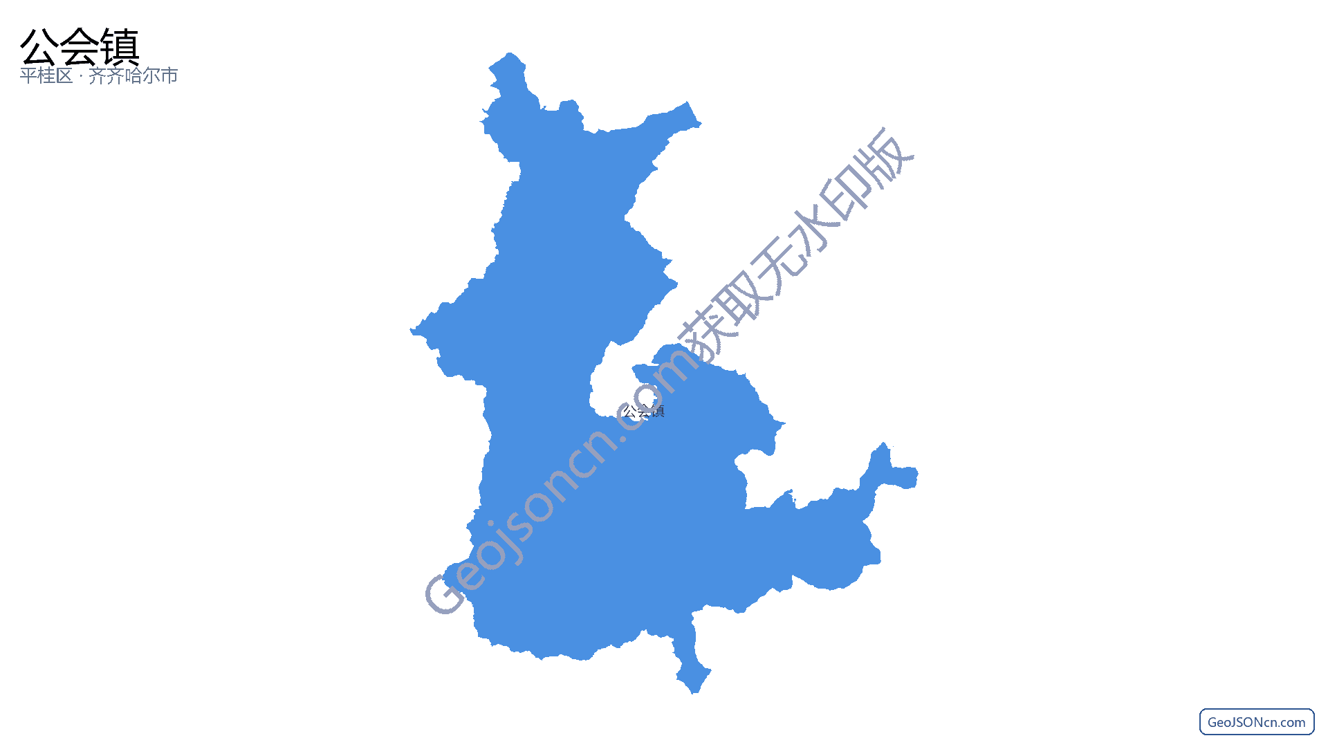 公会镇行政区划边界地图(平桂区·贺州市),提供GeoJSON、SHP矢量边界数据下载及高清地图大图(PNG/JPG) - GeoJSONcn.com