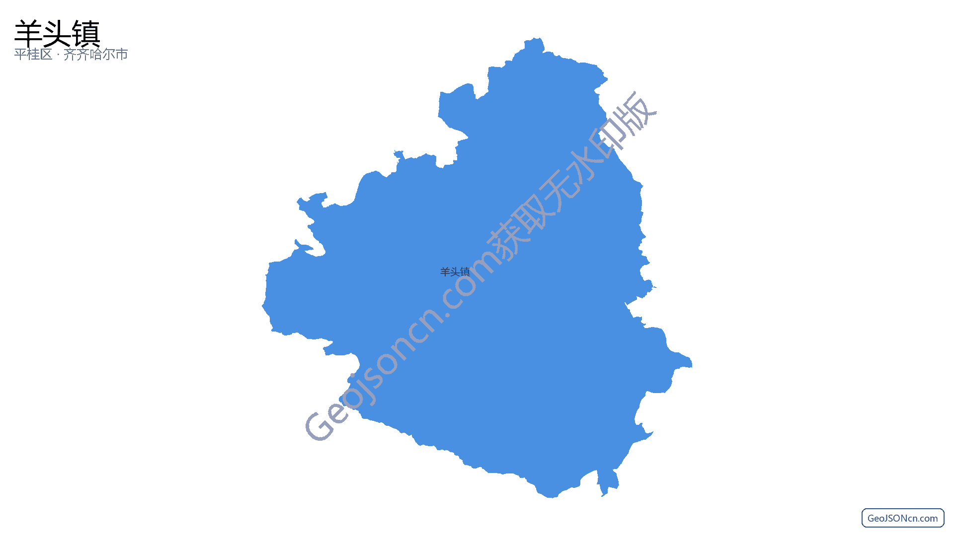 羊头镇行政区划边界地图(平桂区·贺州市),提供GeoJSON、SHP矢量边界数据下载及高清地图大图(PNG/JPG) - GeoJSONcn.com