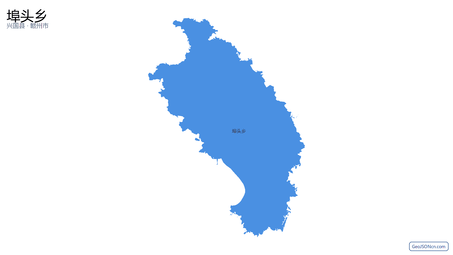 埠头乡行政区划边界地图（兴国县·赣州市）,提供GeoJSON、SHP矢量边界数据下载及高清地图大图(PNG/JPG) - GeoJSONcn.com