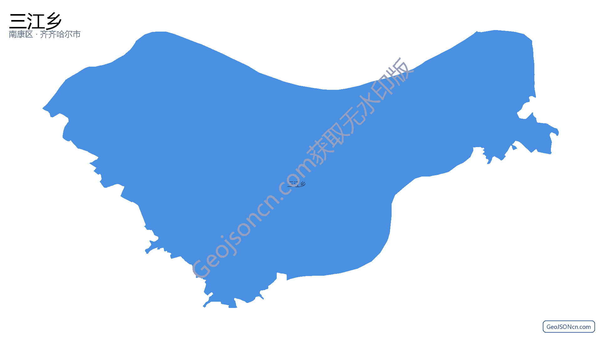 三江乡行政区划边界地图(南康区·赣州市),提供GeoJSON、SHP矢量边界数据下载及高清地图大图(PNG/JPG) - GeoJSONcn.com