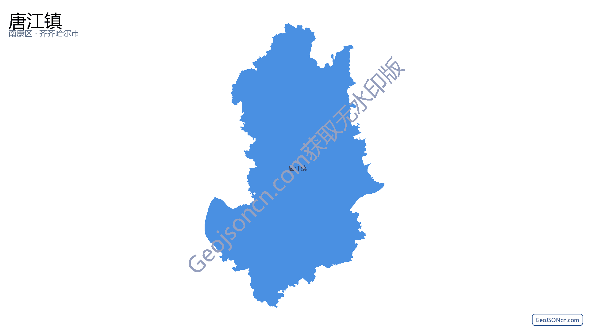 唐江镇行政区划边界地图(南康区·赣州市),提供GeoJSON、SHP矢量边界数据下载及高清地图大图(PNG/JPG) - GeoJSONcn.com