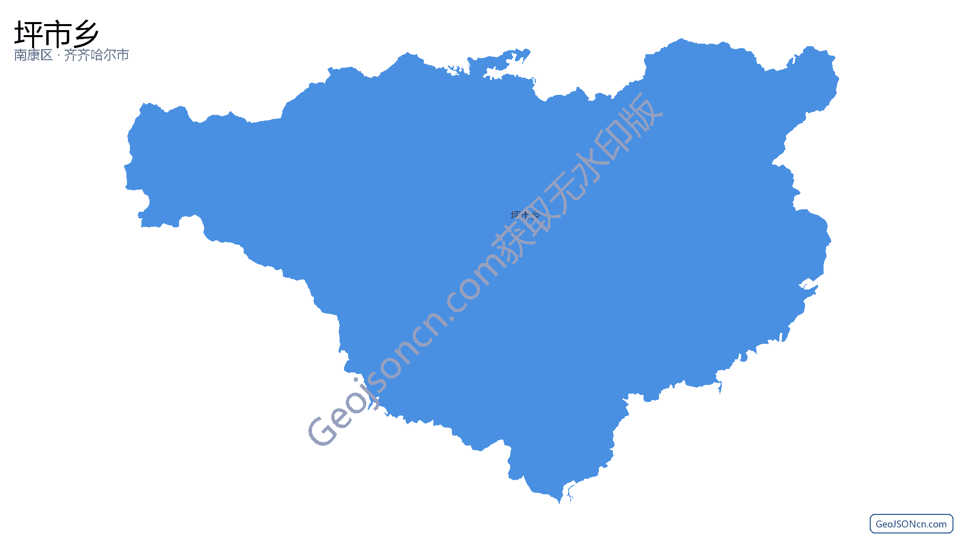 坪市乡行政区划边界地图(南康区·赣州市),提供GeoJSON、SHP矢量边界数据下载及高清地图大图(PNG/JPG) - GeoJSONcn.com