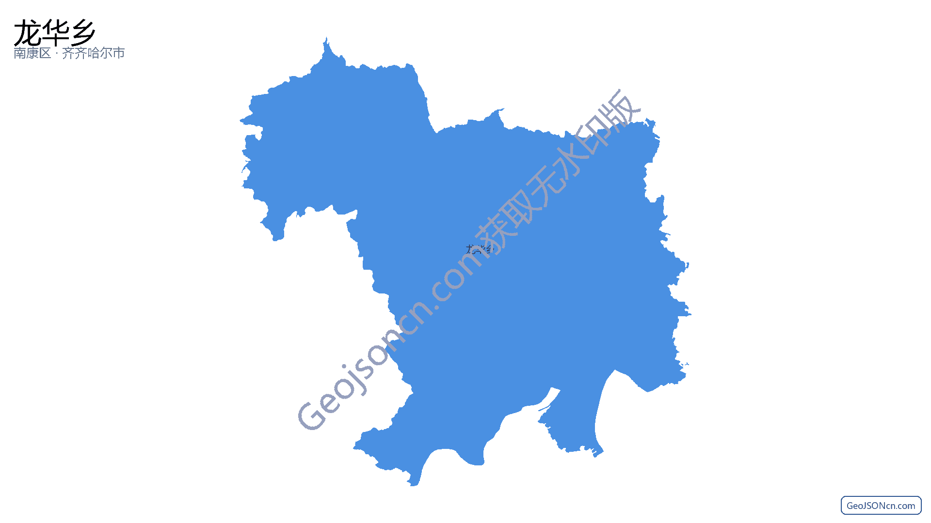 龙华乡行政区划边界地图(南康区·赣州市),提供GeoJSON、SHP矢量边界数据下载及高清地图大图(PNG/JPG) - GeoJSONcn.com